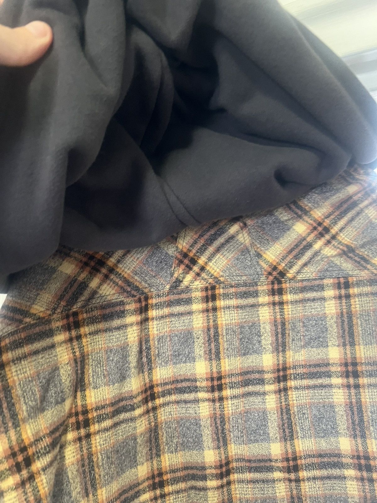Rhude Rhude plaid flannel jacket w liner & hoodie medium Size US M / EU 48-50 / 2 - 11 Thumbnail