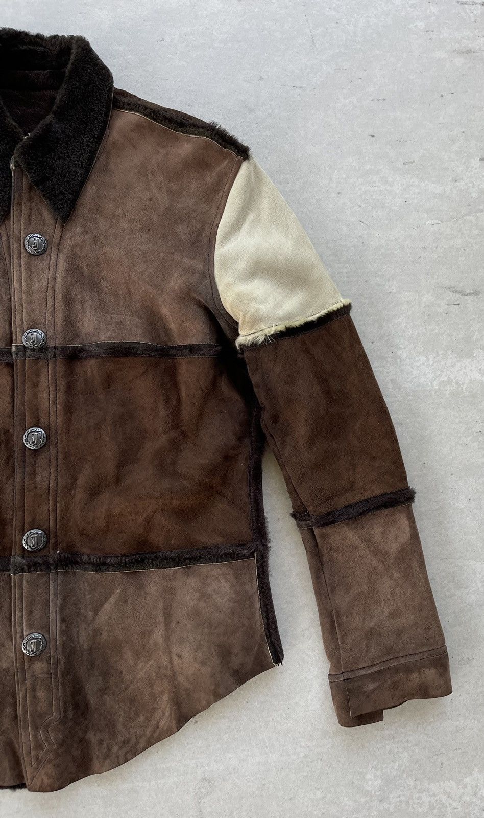 A&G Rock 🔥RARE🔥 SKKIN USA FAUX FUR LINING SHERLING LEATHER JACKET Size US M / EU 48-50 / 2 - 7 Thumbnail