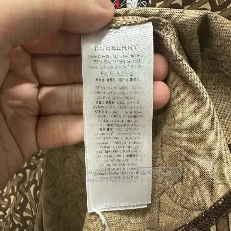 Burberry Burberry Brown Stripe Short Sleeve T. Size US M / EU 48-50 / 2 - 6 Thumbnail