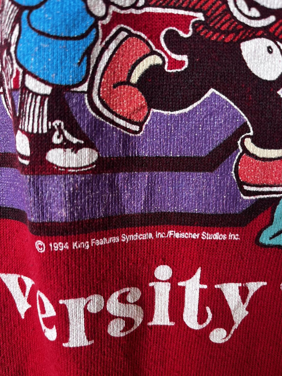 Tultex Vintage 90s Betty Boop University Sweatshirt Size US L / EU 52-54 / 3 - 4 Thumbnail