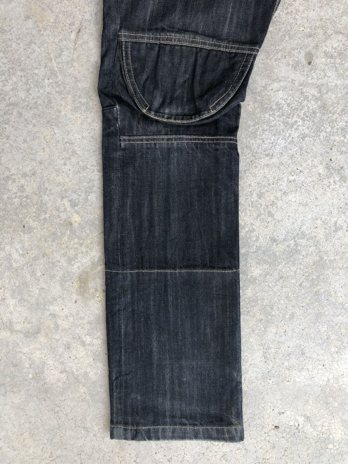 PPFM Japanese PPFM Double Knee Biker Distressed Denim Size US 32 / EU 48 - 6 Thumbnail