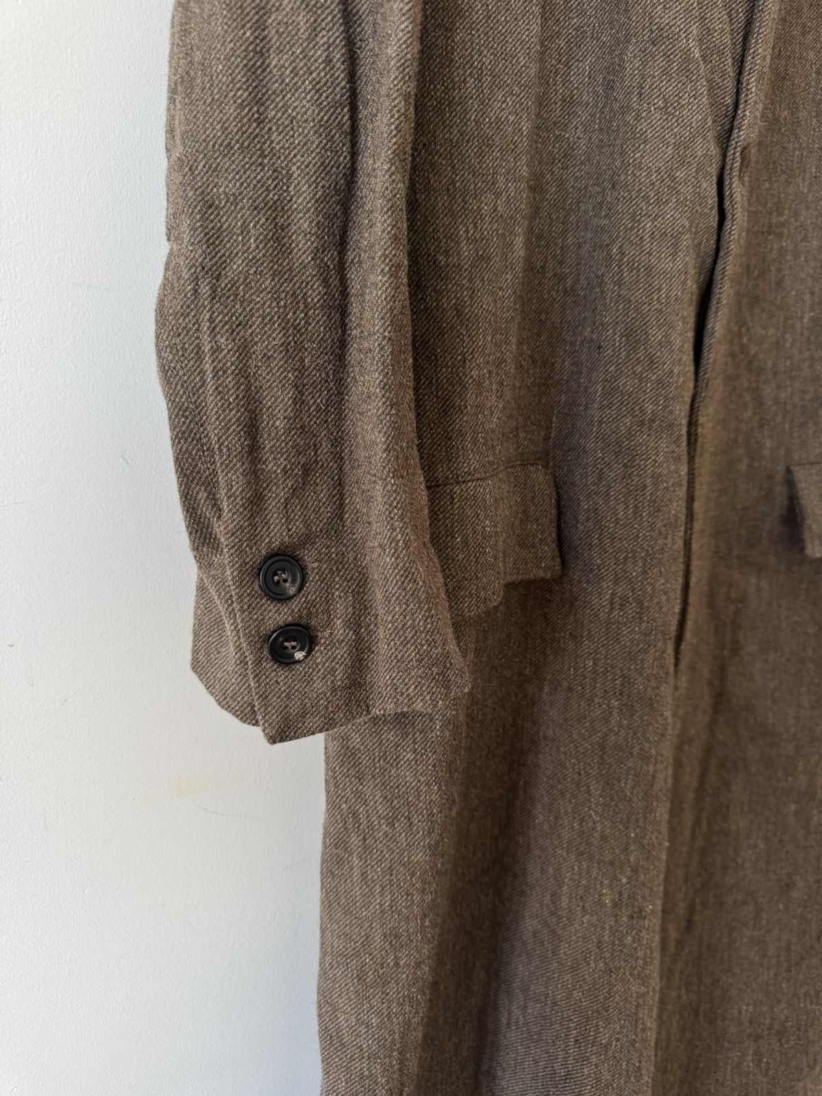 Paul Harnden Shoemakers AW24 Tweed Long Coat Size US XL / EU 56 / 4 - 7 Thumbnail