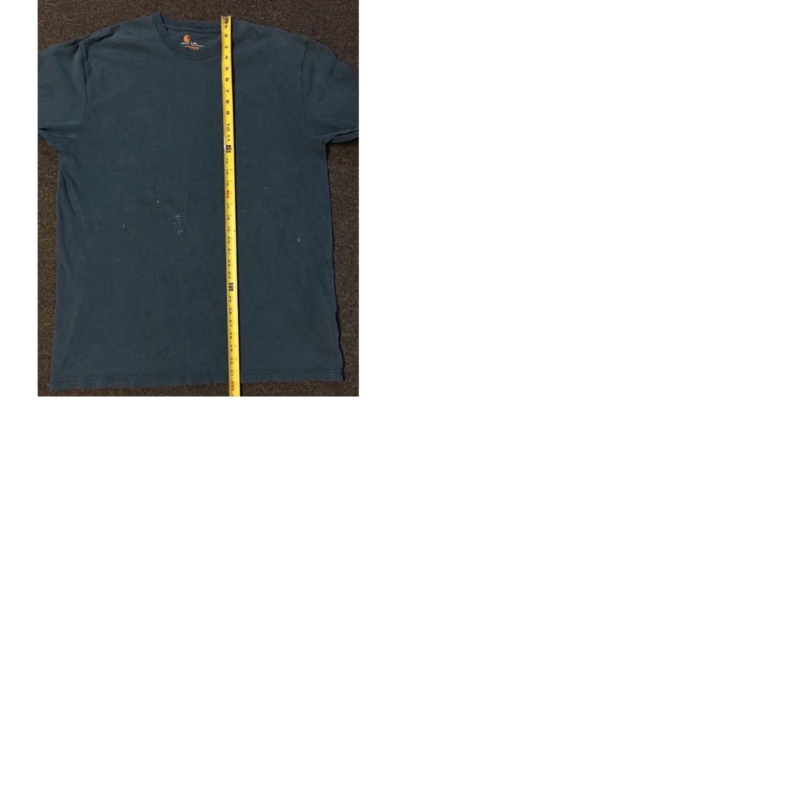 Thrasher VINTAGE Carhartt Shirt L Blue 90s Grunge Distressed Paint Spellout T-Shirt Men Long Sleeve Biker Surf Skate Thrased Size US L / EU 52-54 / 3 - 9 Thumbnail