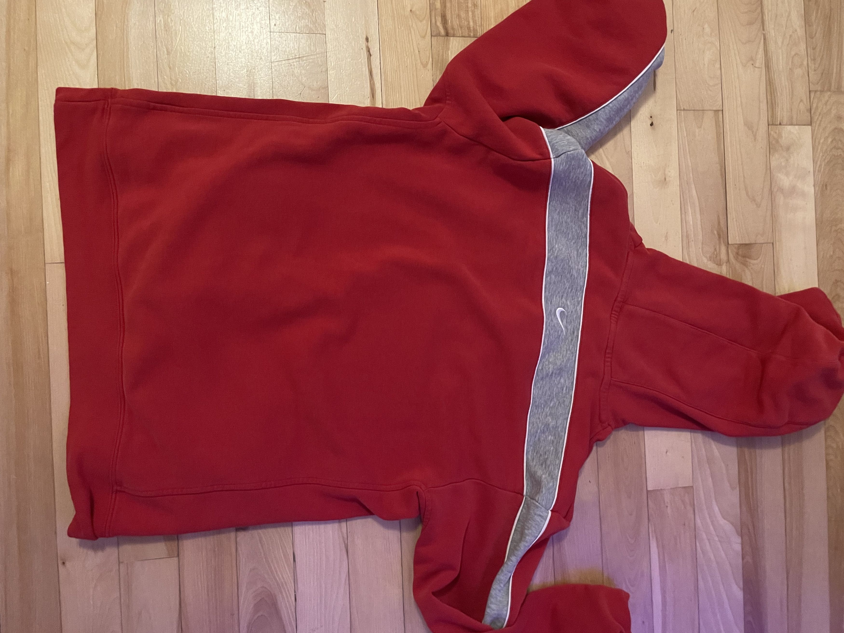 Nike Nike Red Hoodie Vintage y2k Size US M / EU 48-50 / 2 - 2 Thumbnail