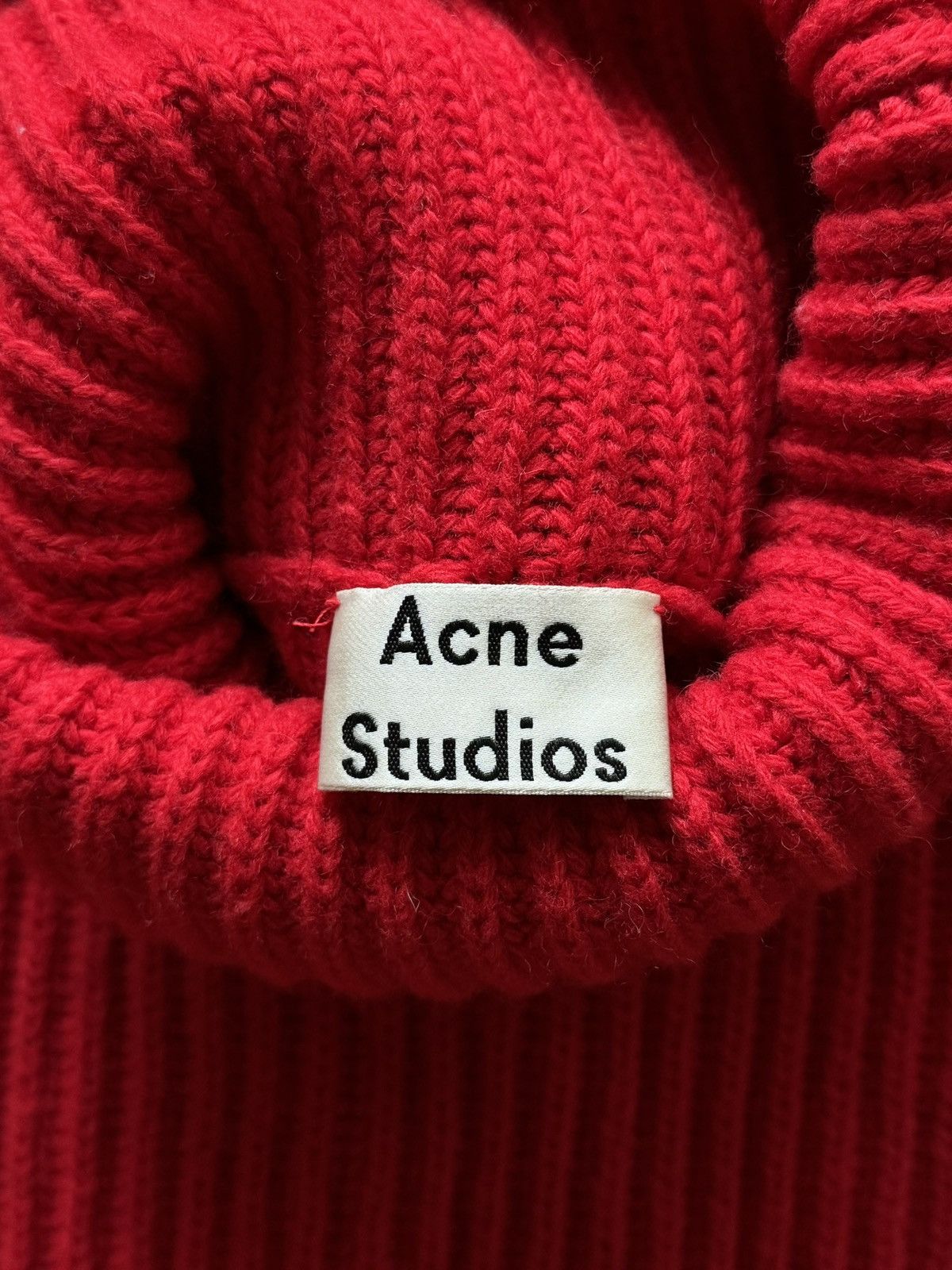 Acne Studios Acne Studios 100% wool ribbed oversized sweater tunic Size XS / US 0-2 / IT 36-38 - 4 Thumbnail