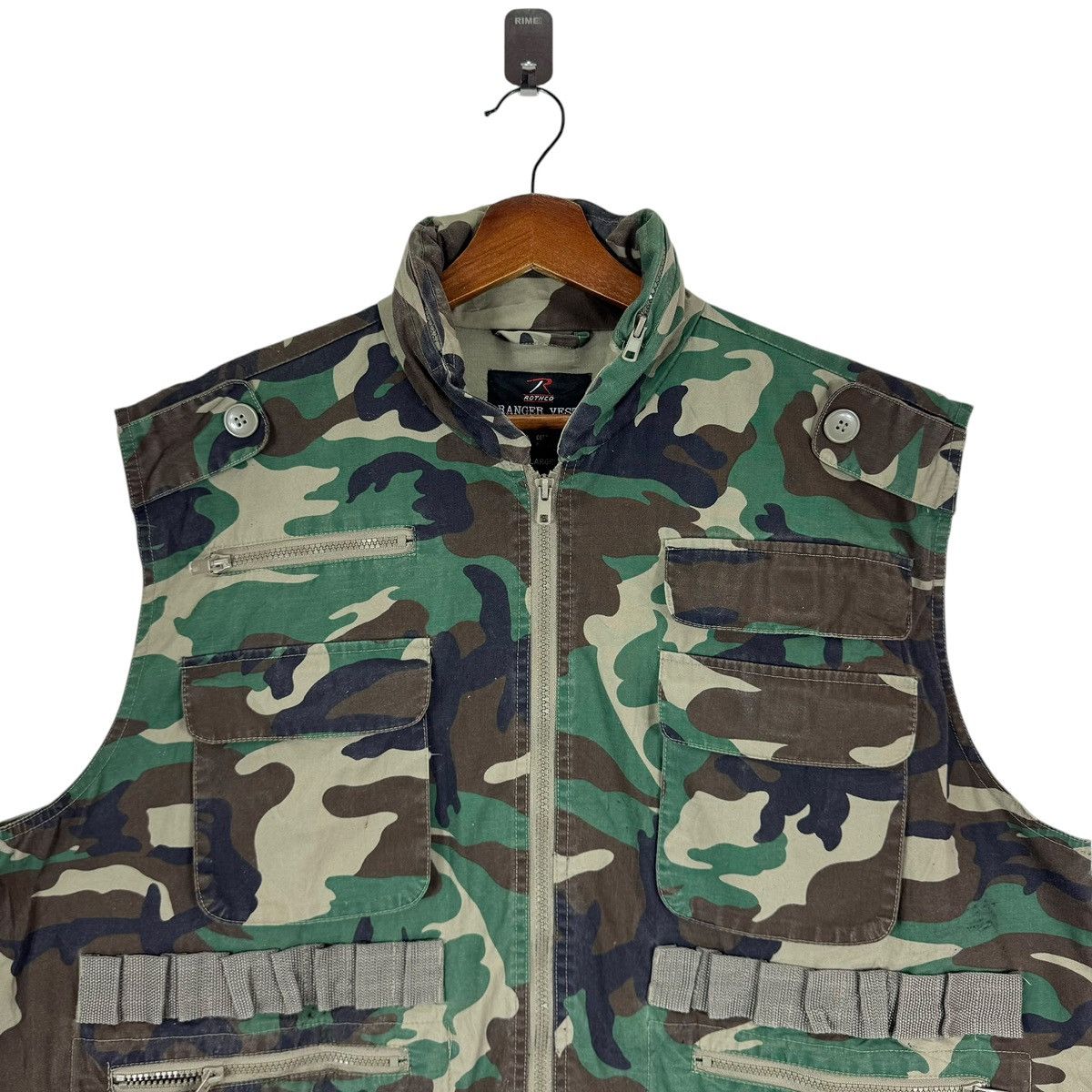 Vintage VINTAGE RANGER VEST TACTICAL CAMOUFLAGE VEST JACKET Size US XL / EU 56 / 4 - 4 Thumbnail