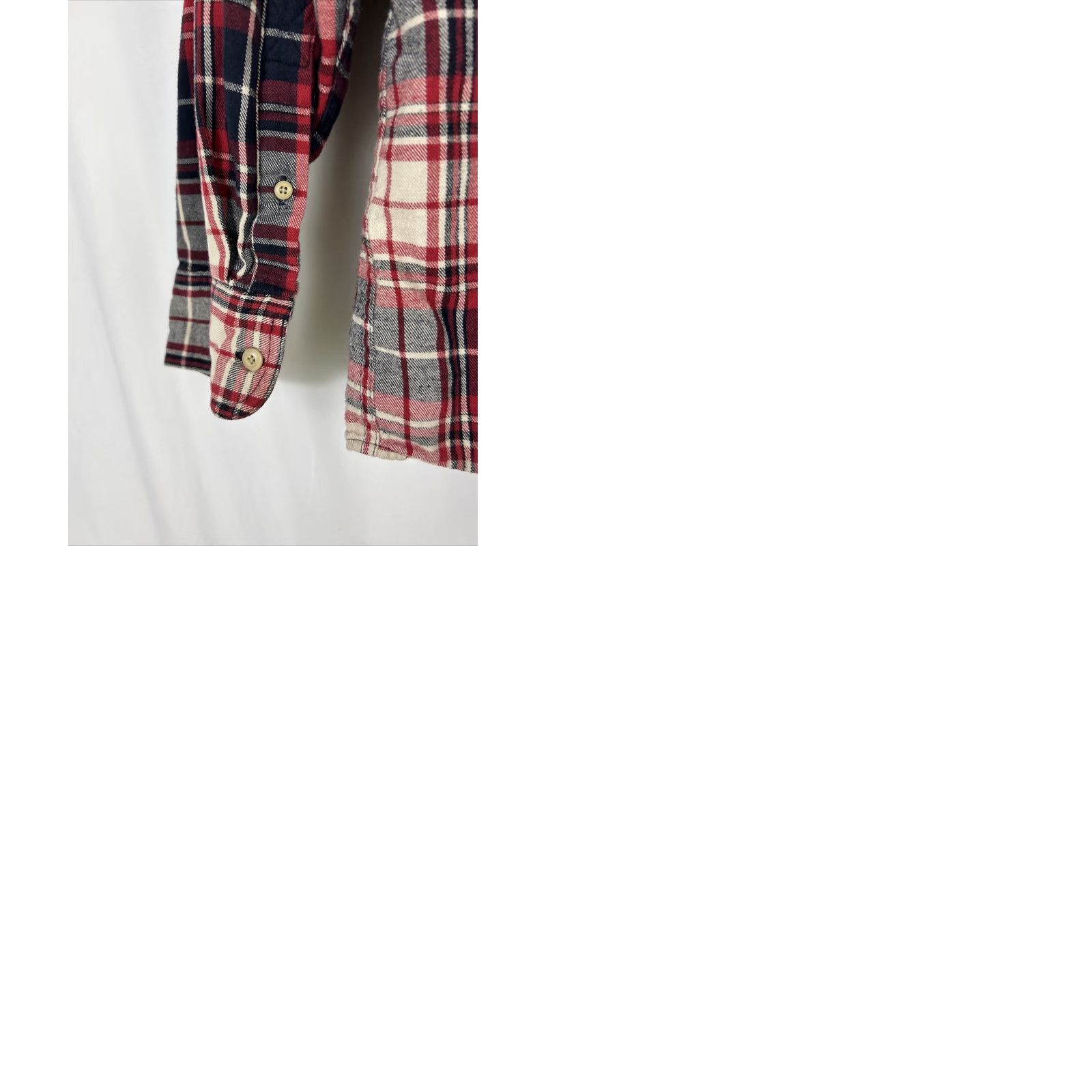 Timberland Timberland Mens XL Button-Up Flannel Shirt Plaid Red White Blue Long Sleeve Size US XL / EU 56 / 4 - 10 Thumbnail