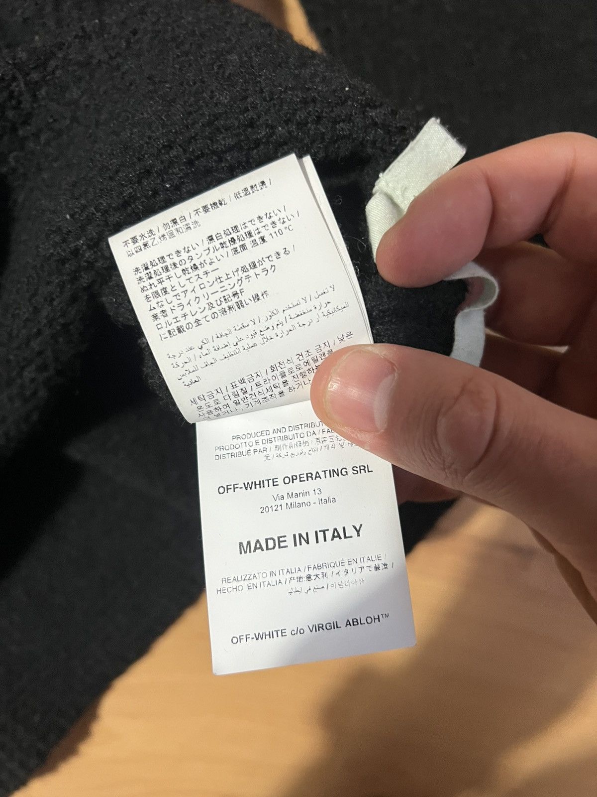 Off-White Off-White “OW” Knit Sweater Size US L / EU 52-54 / 3 - 7 Thumbnail