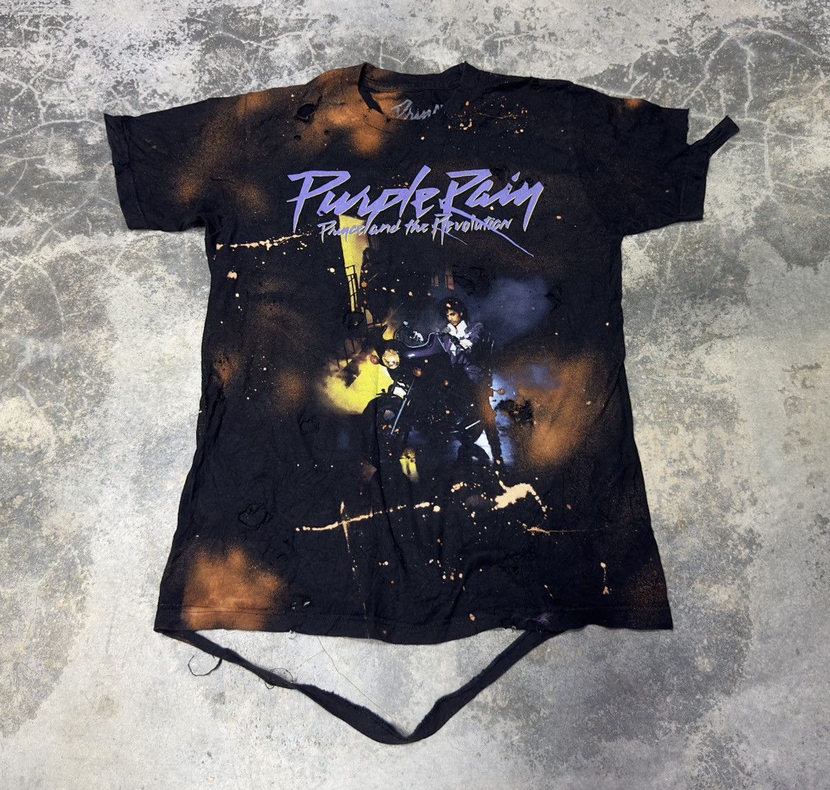 Band Tees × Prince Distressed Vintage Style Prince Purple Rain Very Rare Size US M / EU 48-50 / 2 - 1 Thumbnail