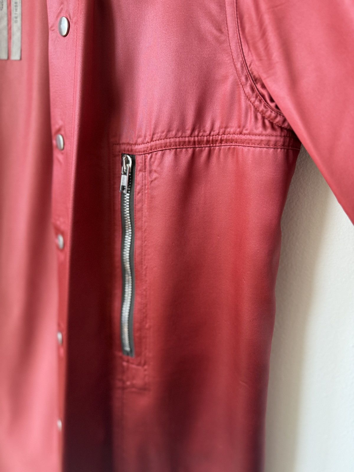Rick Owens Rick Owens Carnelian Fog Pocket Shirt Size US M / EU 48-50 / 2 - 2 Thumbnail