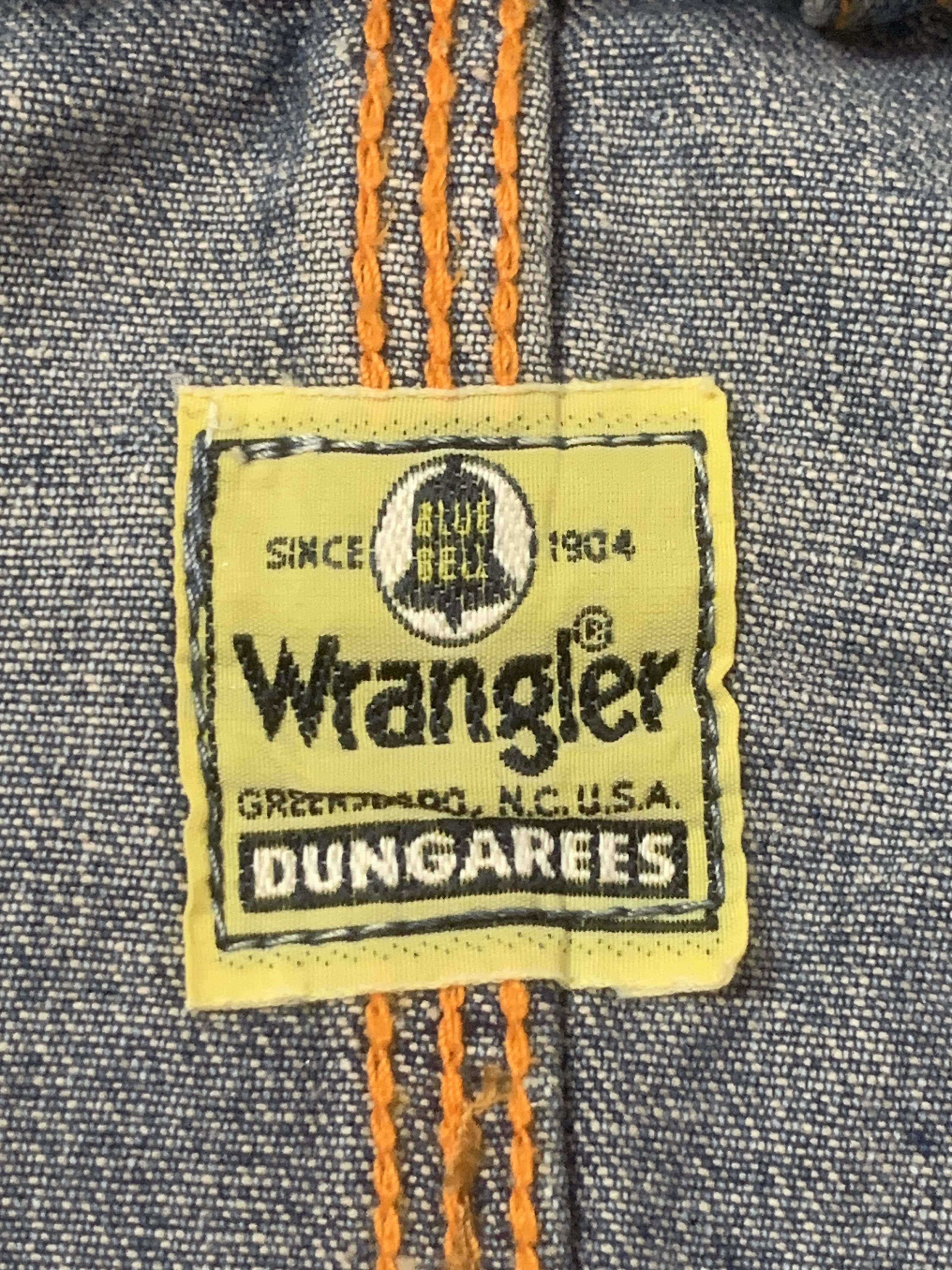 Vintage × Wrangler Rare Design Vintage Wrangler Dungarees Blu Bell Denim Jacket Size US M / EU 48-50 / 2 - 4 Thumbnail