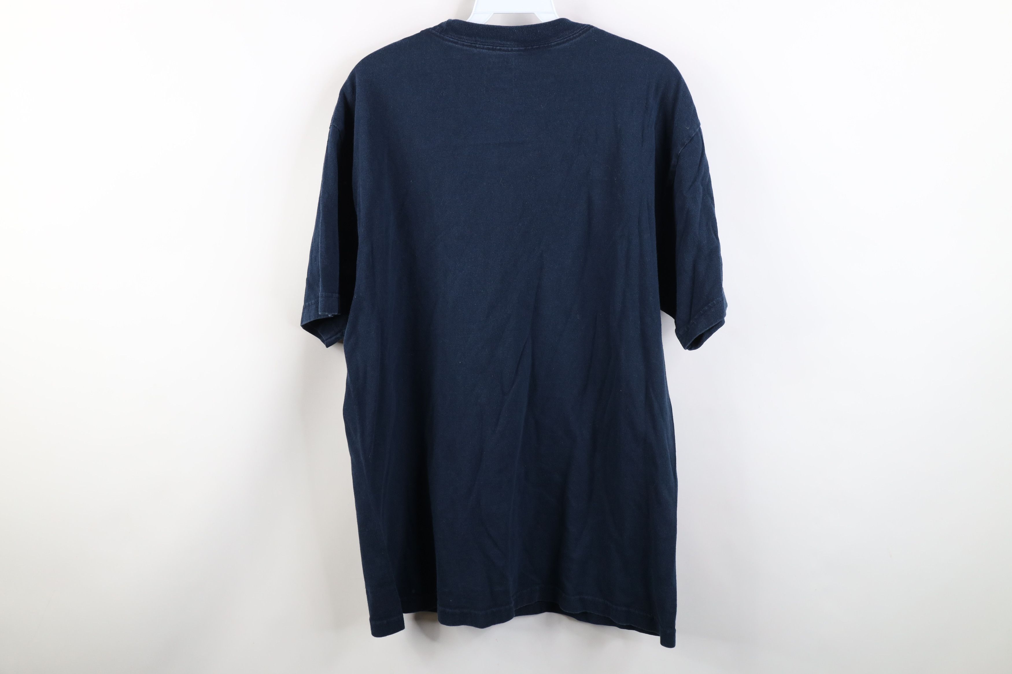 Nike Vintage Y2K Nike Travis Scott Center Big Swoosh T-Shirt Blue Size US L / EU 52-54 / 3 - 12 Thumbnail