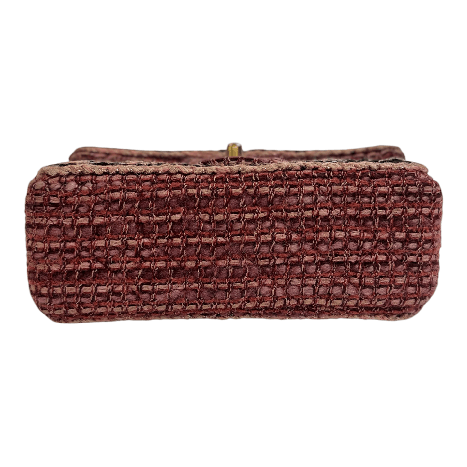 Chanel Chanel Mini Braided Classic Tweed Single Flap Bag Size ONE SIZE - 5 Thumbnail