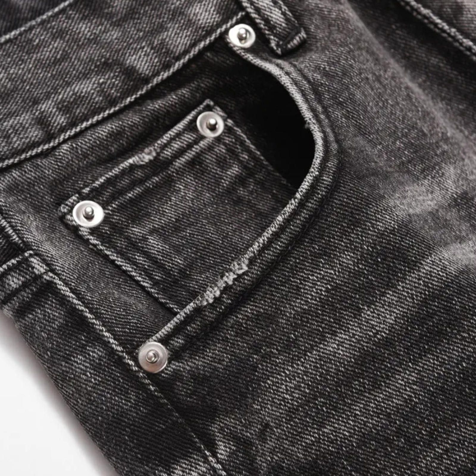 Japanese Brand Gutter Black Denim Jeans Size US 30 / EU 46 - 6 Thumbnail