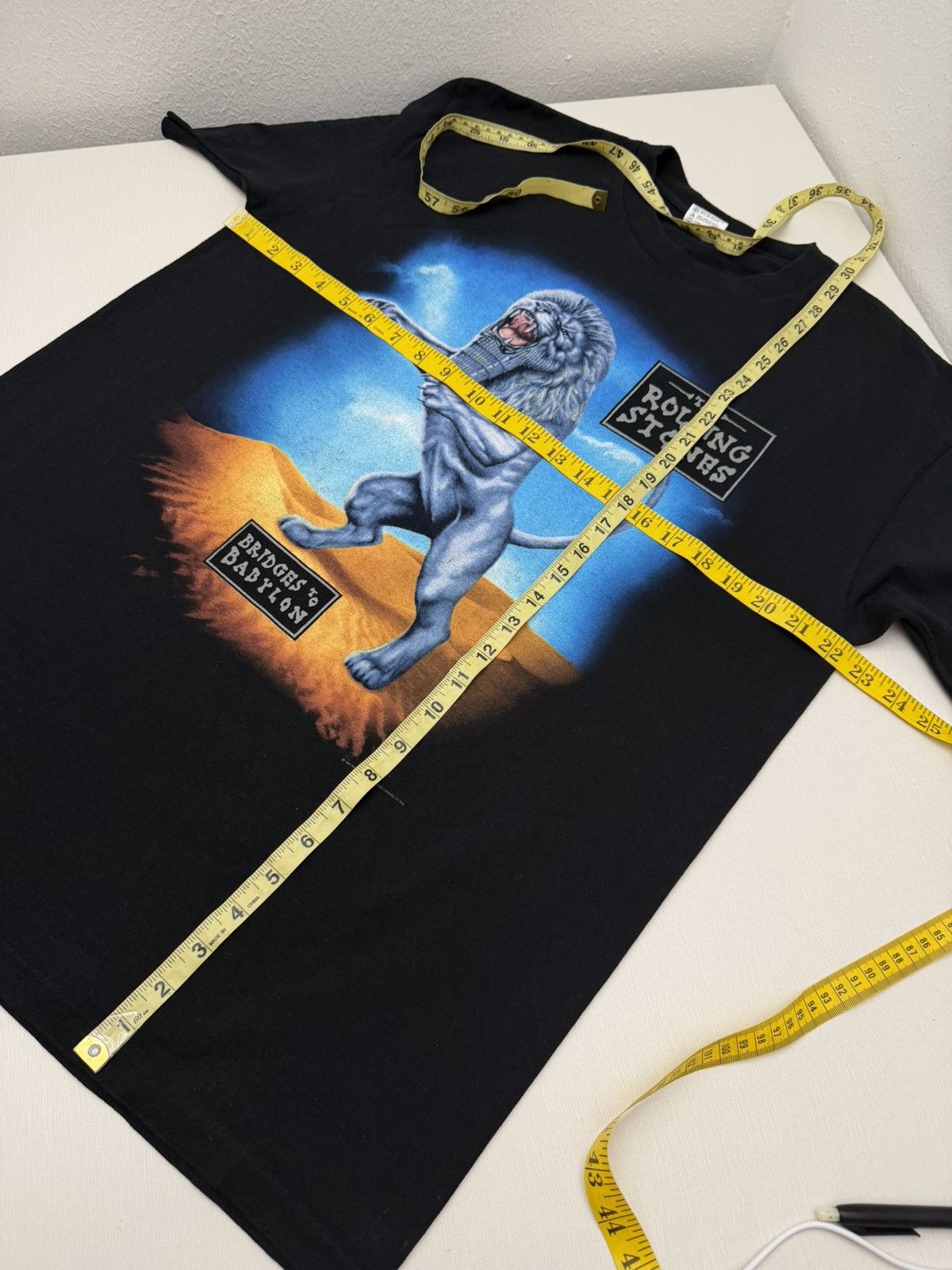 The Rolling Stones Vintage 90s Rolling Stones Bridges to Babylon 1997 WorldTour Size US XL / EU 56 / 4 - 6 Thumbnail