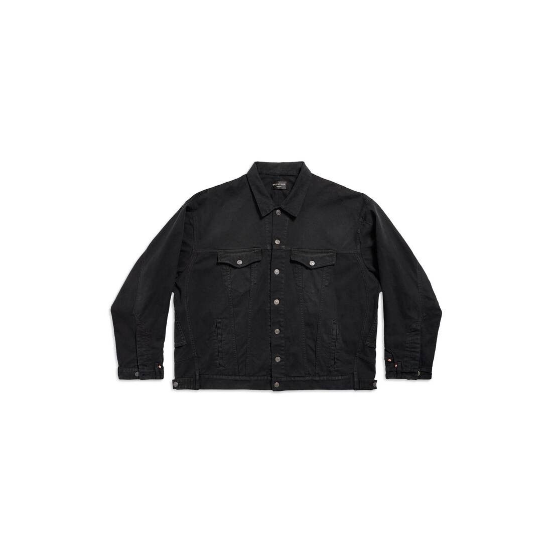 oc11z0225 Deconstructed Jacket in Black