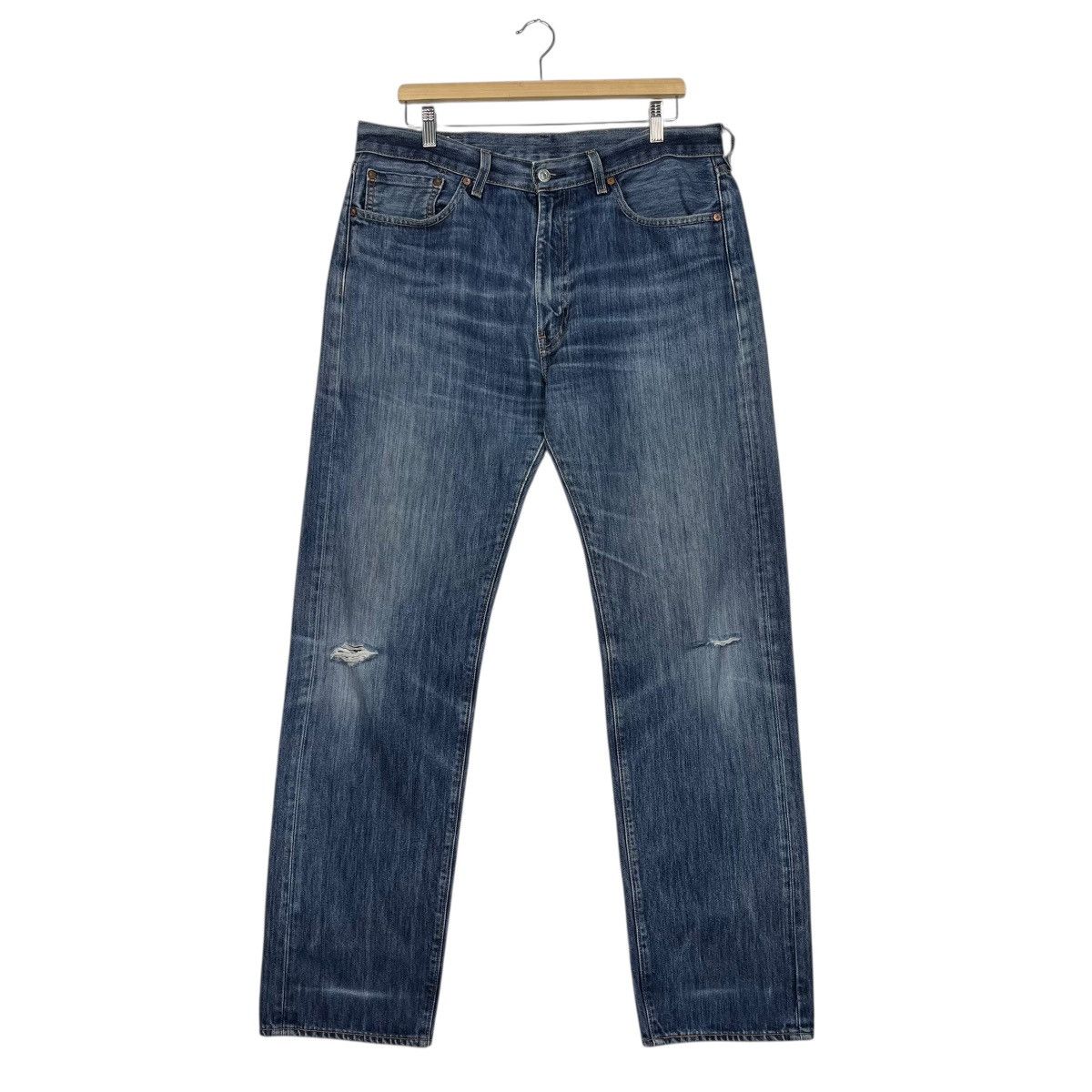 Levi's Vintage Y2k Levis Distressed Denim Jeans Size US 36 / EU 52 - 1 Thumbnail