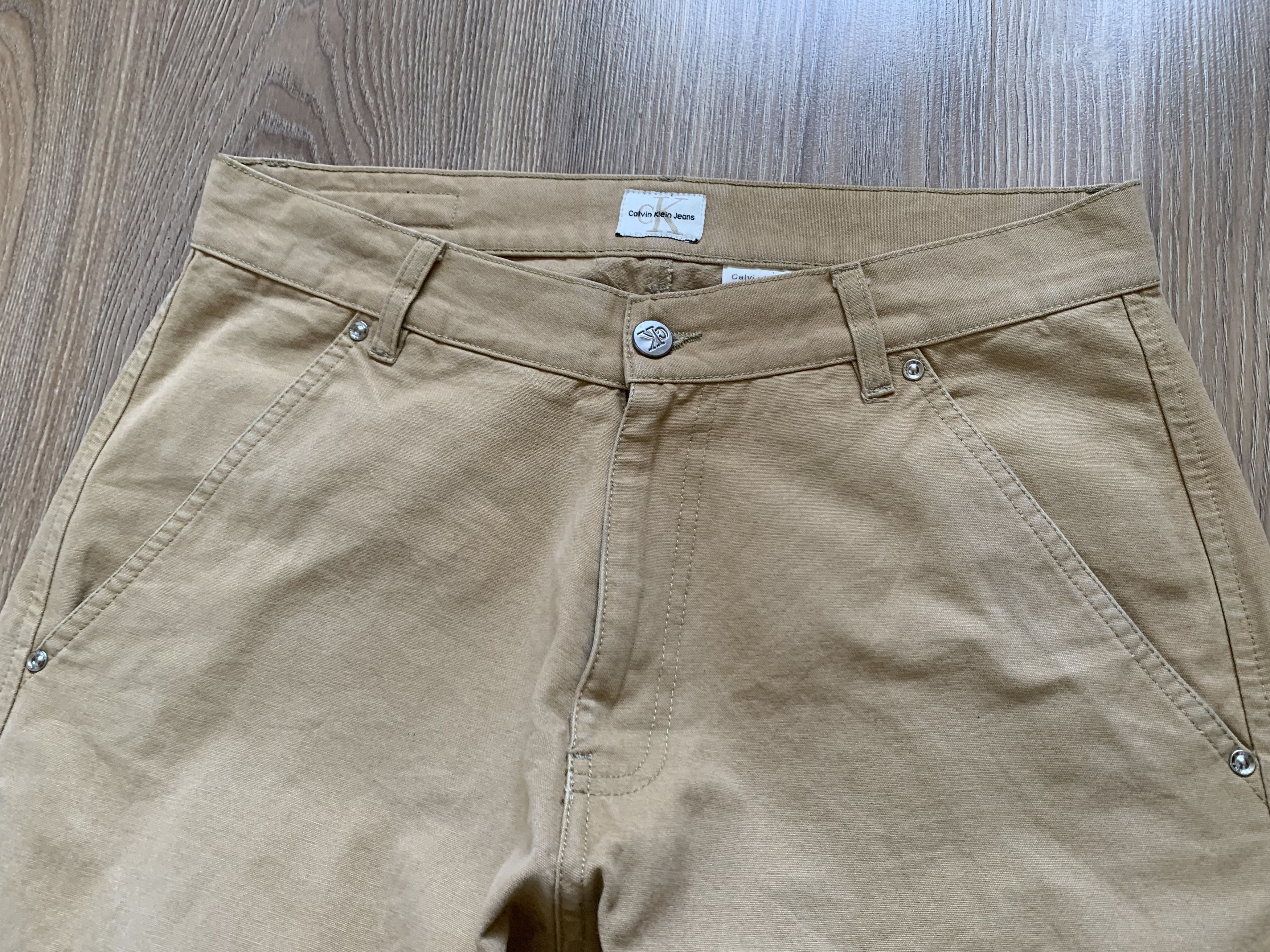 Calvin Klein × Vintage Vintage Calvin Klein Beige Pants Size US 31 - 4 Thumbnail
