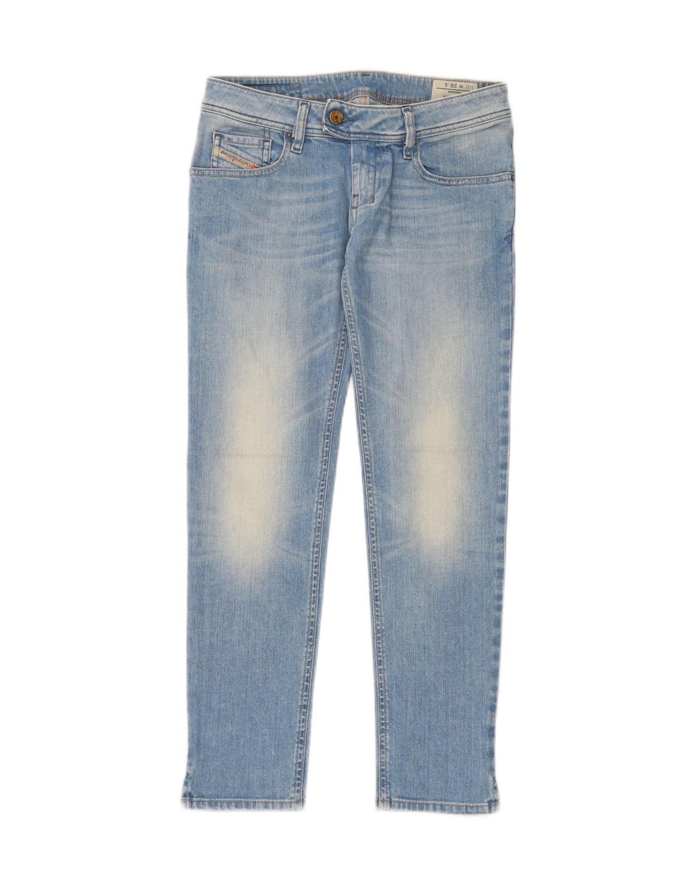Diesel Womens Slim Jeans W26 L26 Blue Cotton Size 42" / US 20 - 1 Thumbnail