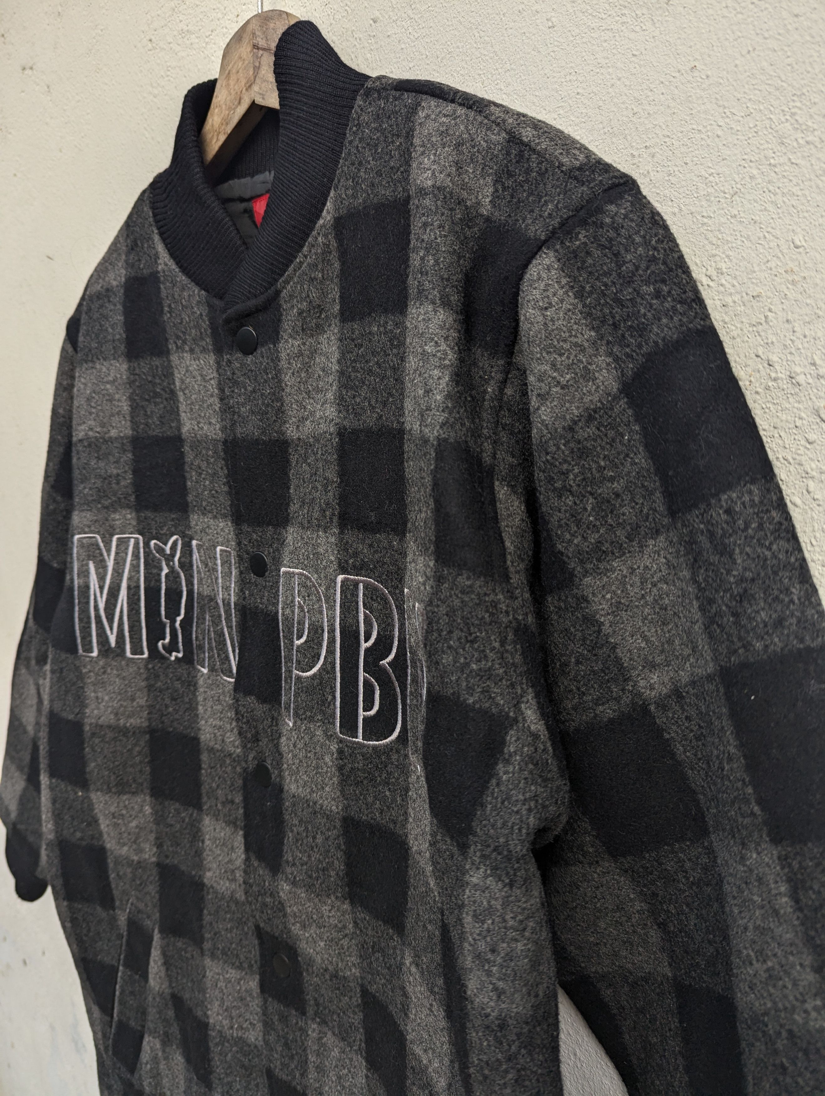 Japanese Brand MINOR PROBLEM CHECK PLAID TARTAN SNAP BUTTON JACKET Size US M / EU 48-50 / 2 - 5 Thumbnail