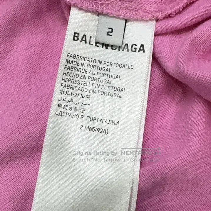 Balenciaga Balenciaga SS23 Printed Pink Oversized T. Size US S / EU 44-46 / 1 - 5 Thumbnail