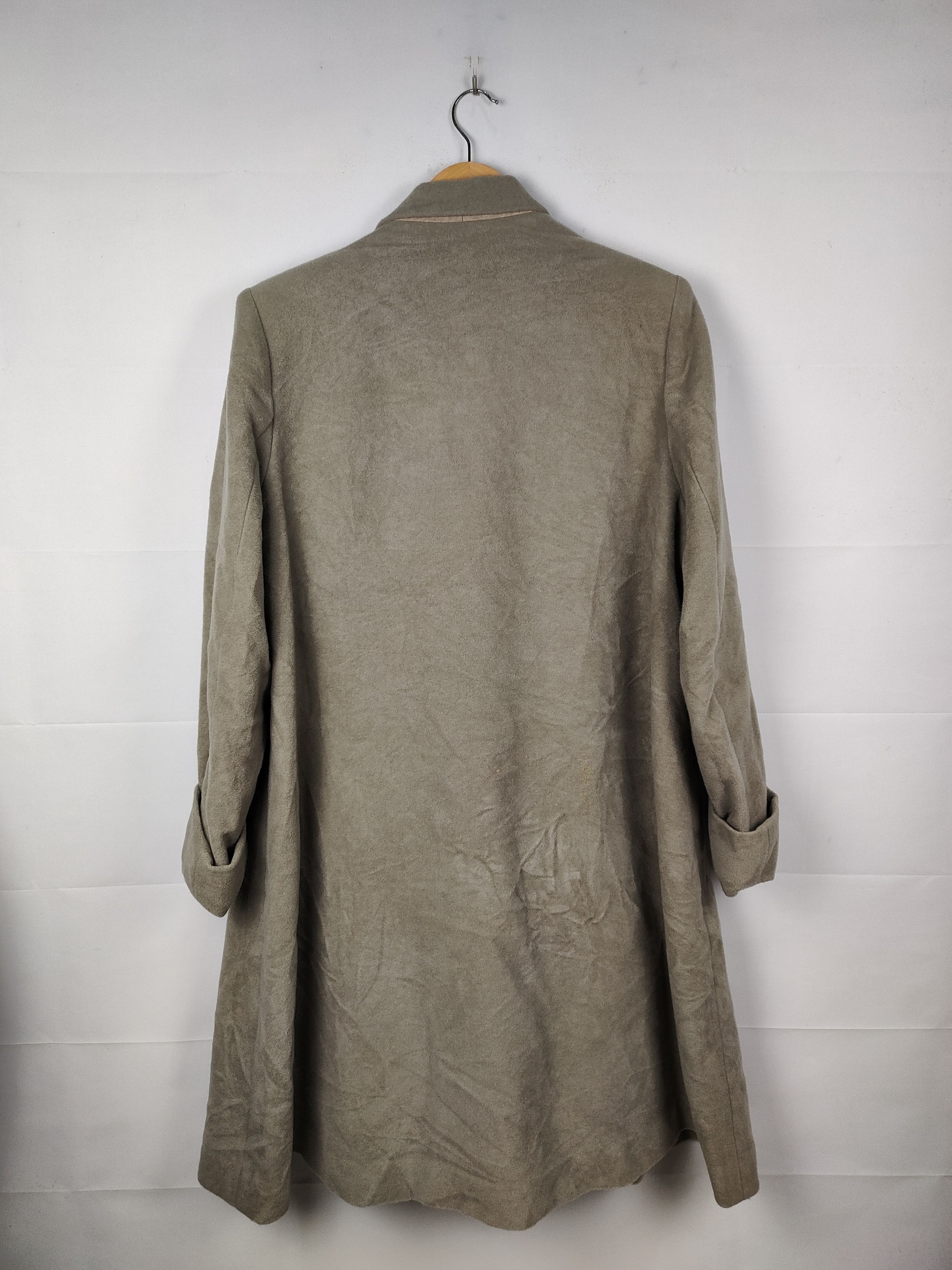 Yohji Yamamoto BEST.E by Yohji Yamamoto Double Breasted Wool Long Coat Size US M / EU 48-50 / 2 - 6 Thumbnail