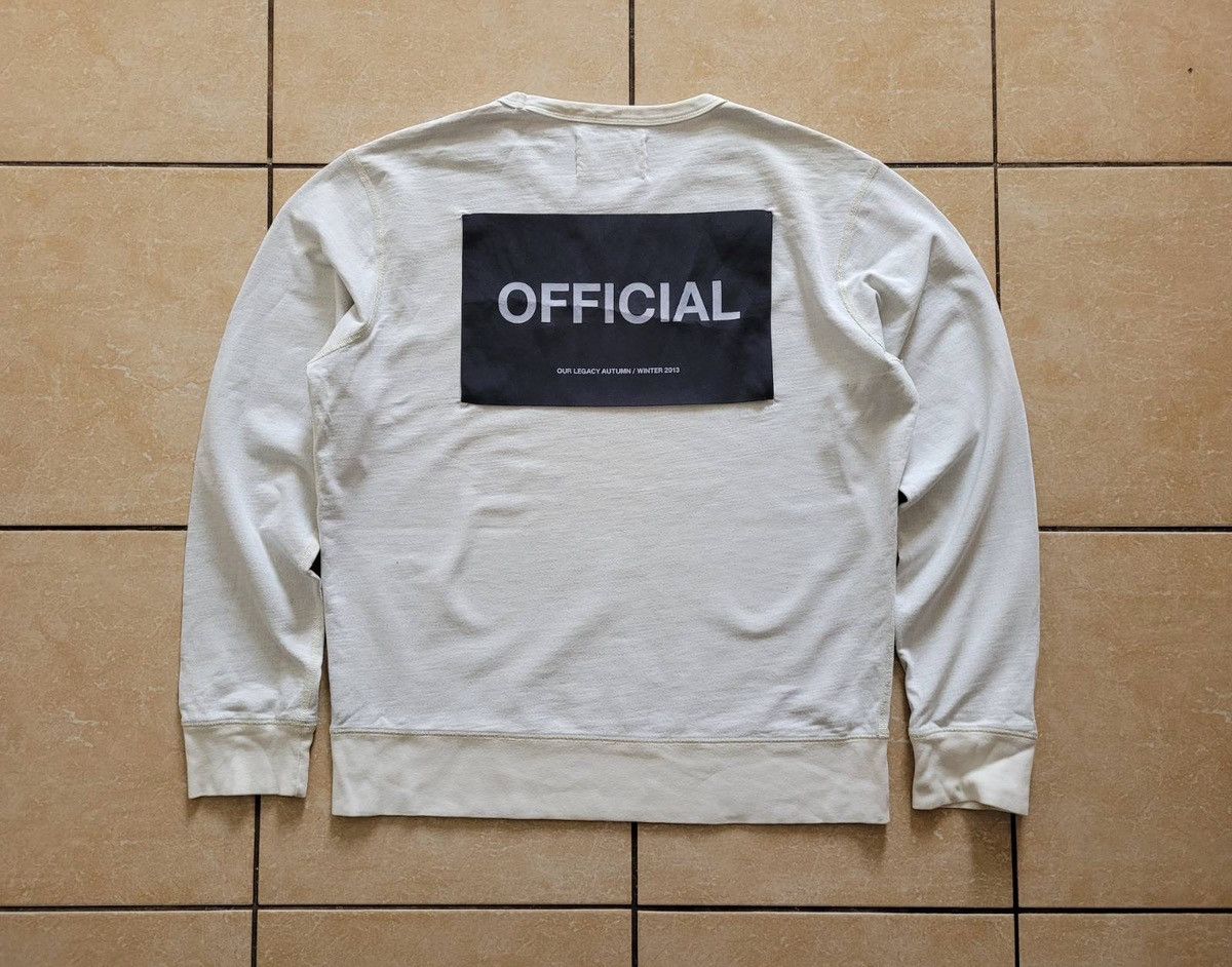 Our Legacy Our Legacy OFFICIAL Longsleeve AW2013 | Grailed