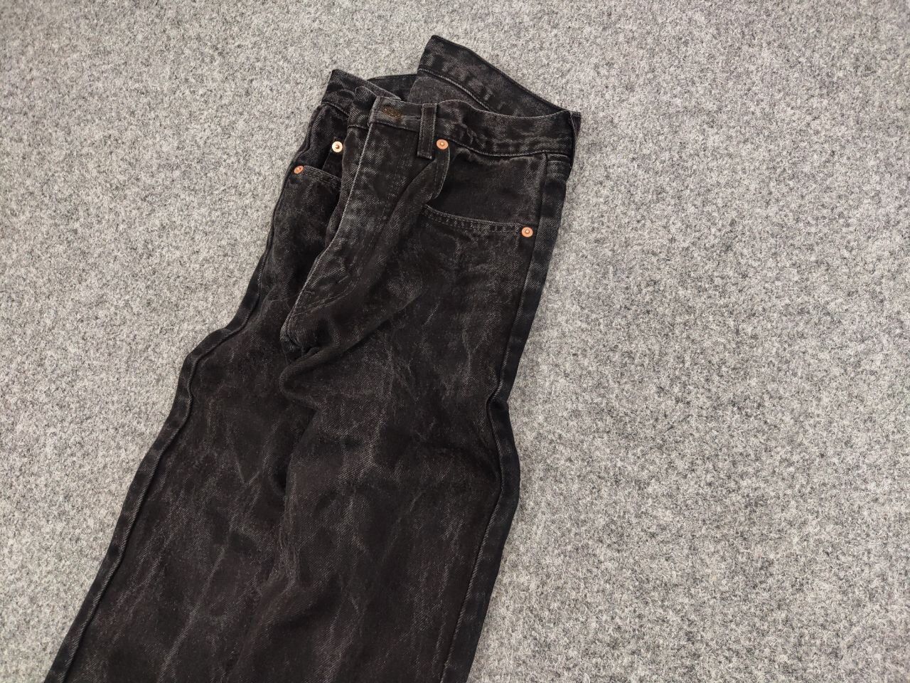 Levi's Vintage 90's Levis 615 fit Guide Faded Black Denim Jeans Size US 30 / EU 46 - 4 Thumbnail