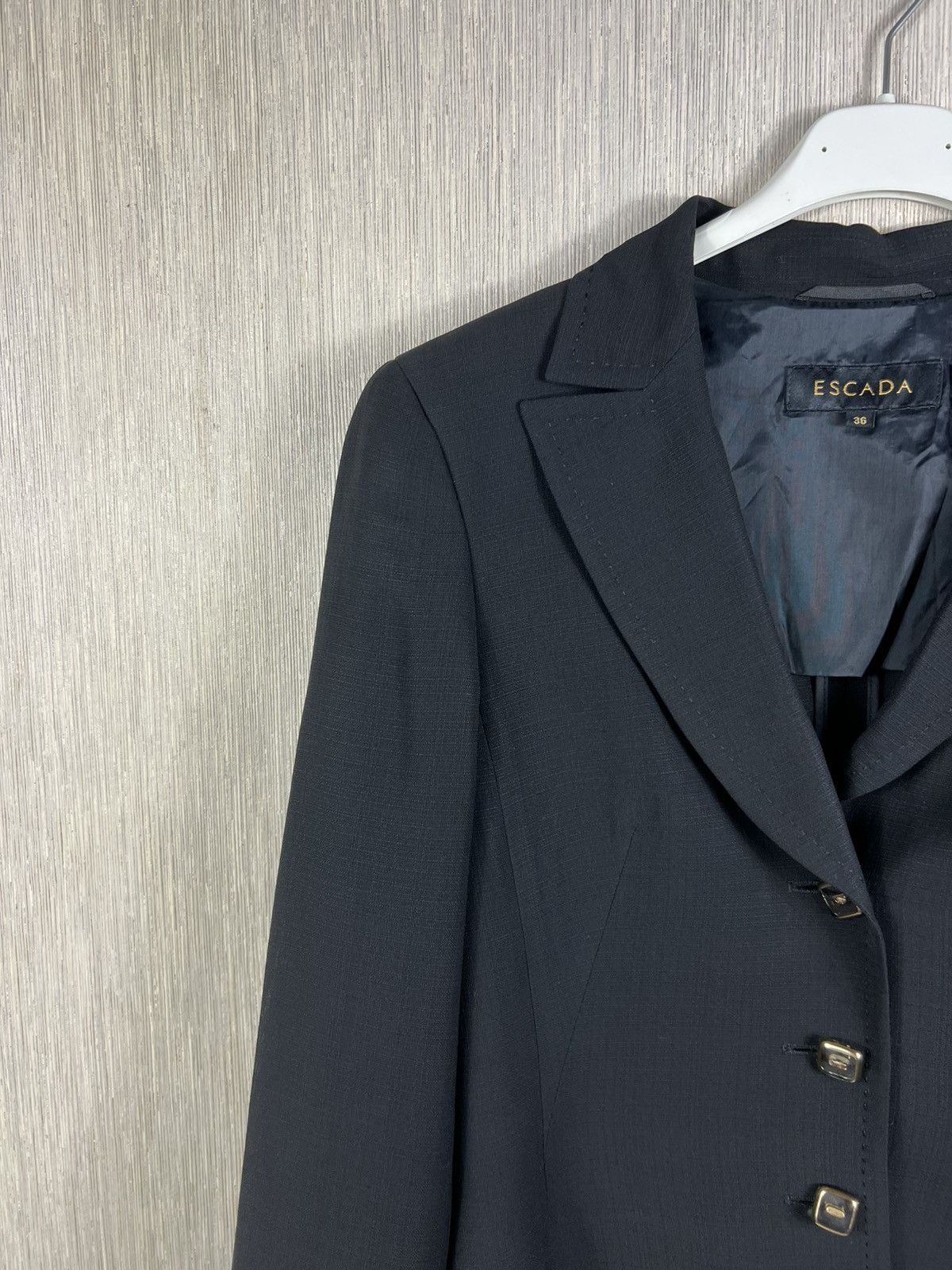 Escada Escada wool avant garde luxury blazer jacket Size XS / US 0-2 / IT 36-38 - 5 Thumbnail
