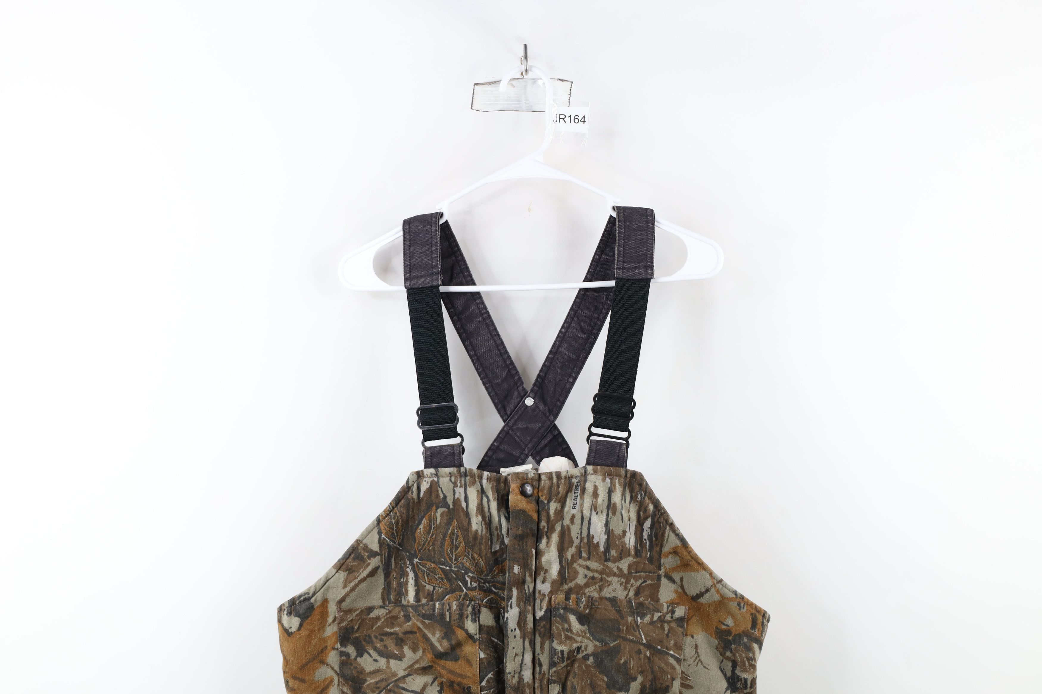 Cabelas × Vintage Vintage 90s Cabelas Realtree Camouflage Quilted Overalls Size US 36 / EU 52 - 2 Thumbnail