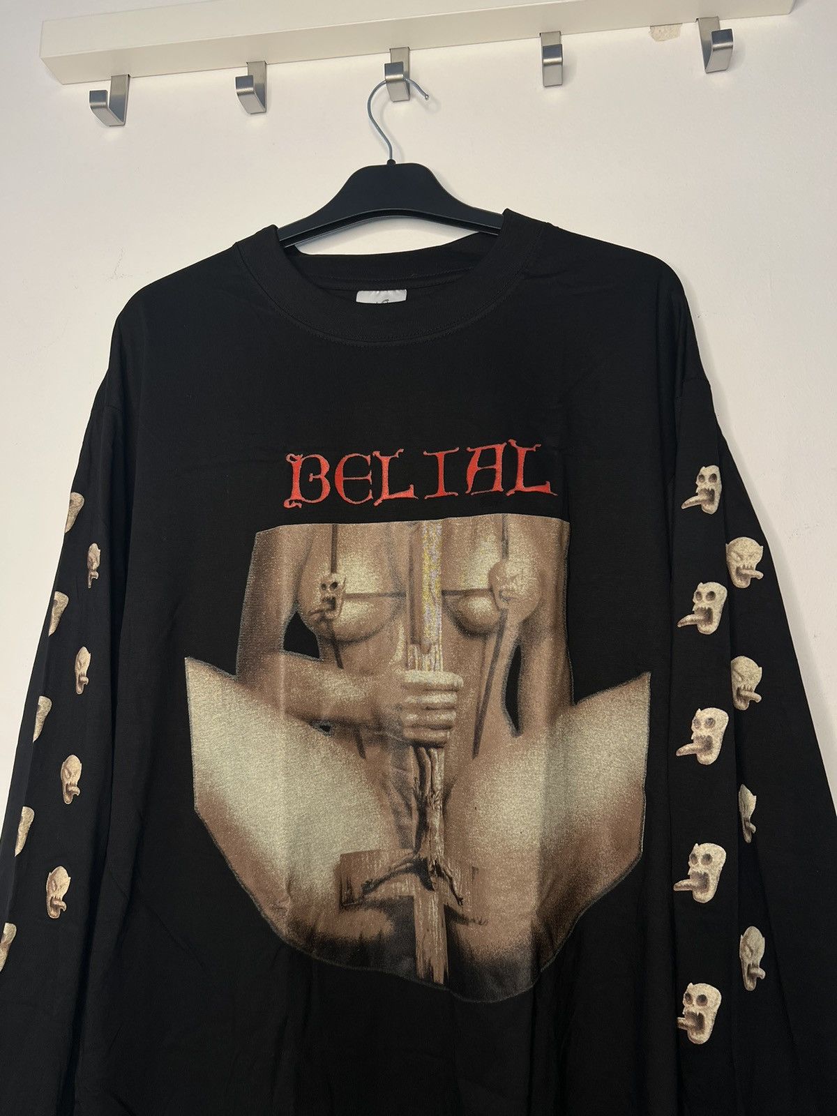 Band Tees × Vintage Vtg 1990s Belial Never Again Rare Black Metal Longsleeve Size US XL / EU 56 / 4 - 3 Thumbnail