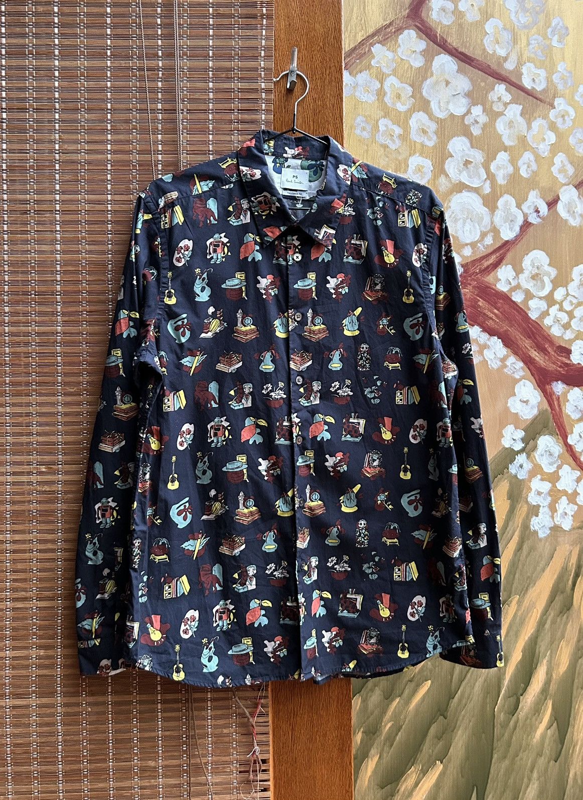 Paul Smith PS Paul Smith Novelty Print Long Sleeve Button-Up Shirt Size US L / EU 52-54 / 3 - 1 Thumbnail