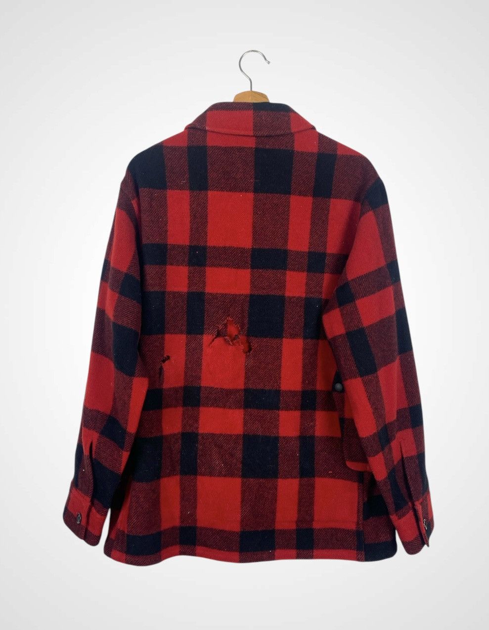 Kent & Curwen Rare Vintage 90s Distressed Kent Wool Chore Jacket Size US L / EU 52-54 / 3 - 2 Thumbnail
