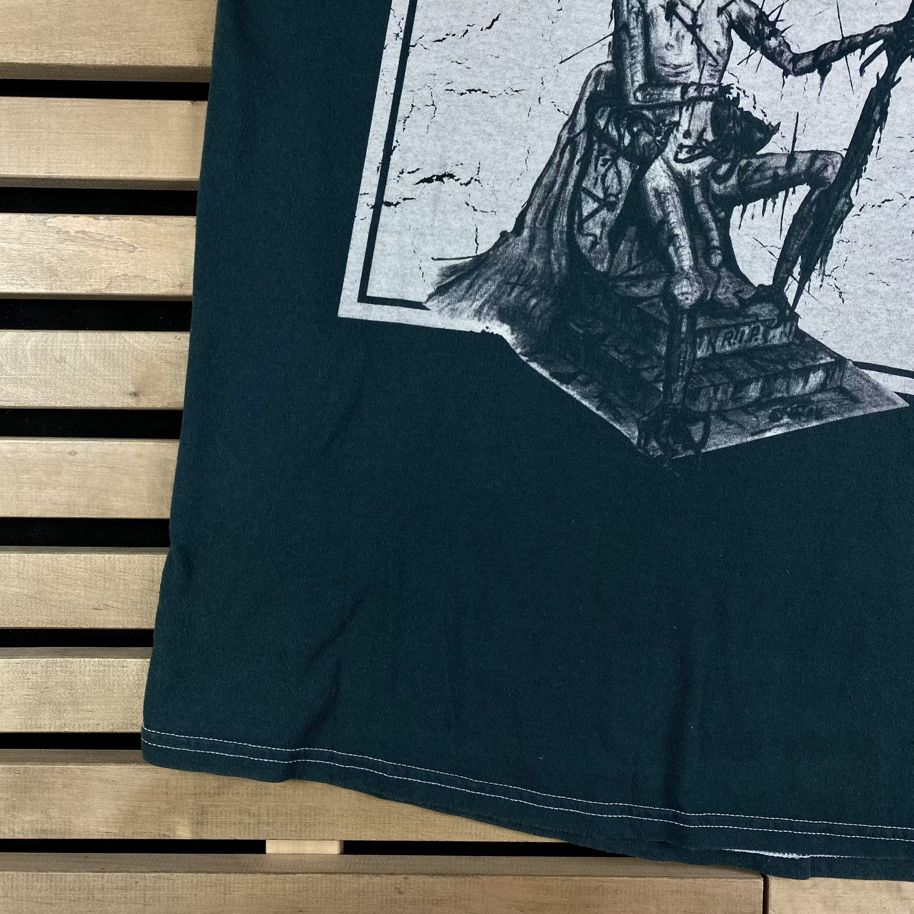 Band Tees × Vintage Mens T-Shirt Hellhammer Vintage Size 2XL XXL Size US XXL / EU 58 / 5 - 3 Thumbnail