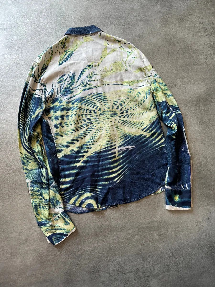 Roberto Cavalli × Vintage AW2001 Roberto Cavalli Psychadelic Shirt Size US M / EU 48-50 / 2 - 2 Thumbnail