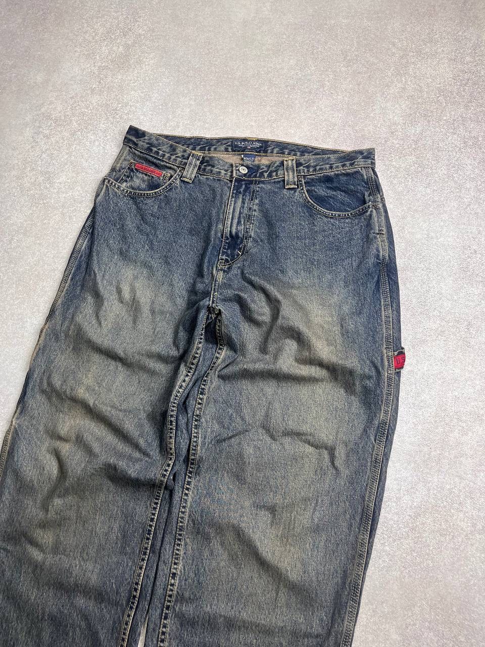 Polo Ralph Lauren Vintage US Polo Assn Ralph Lauren Baggy Cargo Pamts 36x32 Size US 36 / EU 52 - 8 Thumbnail