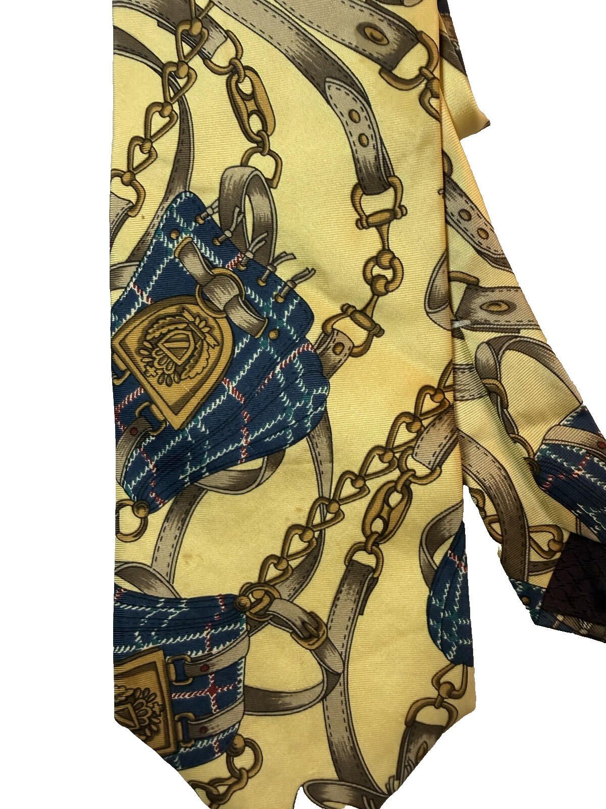 Hathaway Golf Vintage Hathaway Silk Tie Equestrian Horse Made USA Size ONE SIZE - 3 Thumbnail