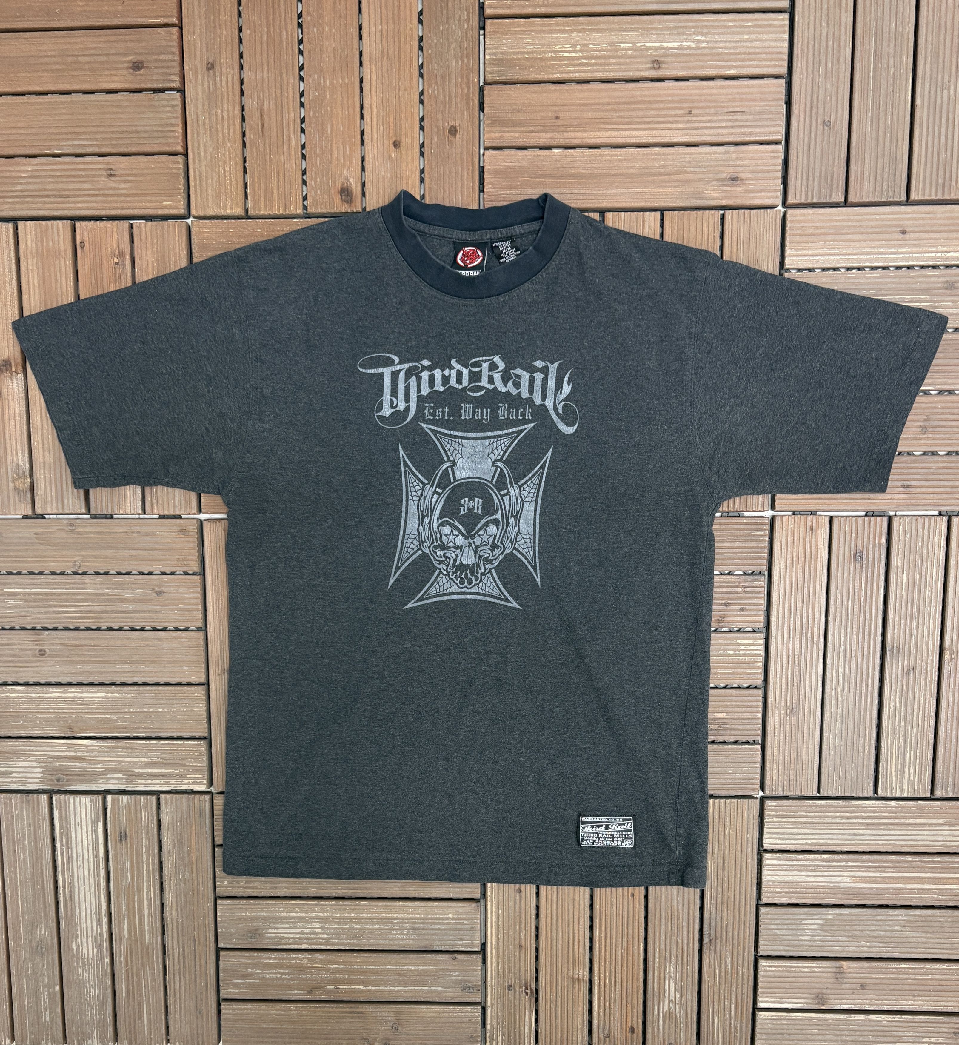 Element Third Rail Est. Way Back Vintage Grey T-Shirt Tee Size US M / EU 48-50 / 2 - 1 Thumbnail