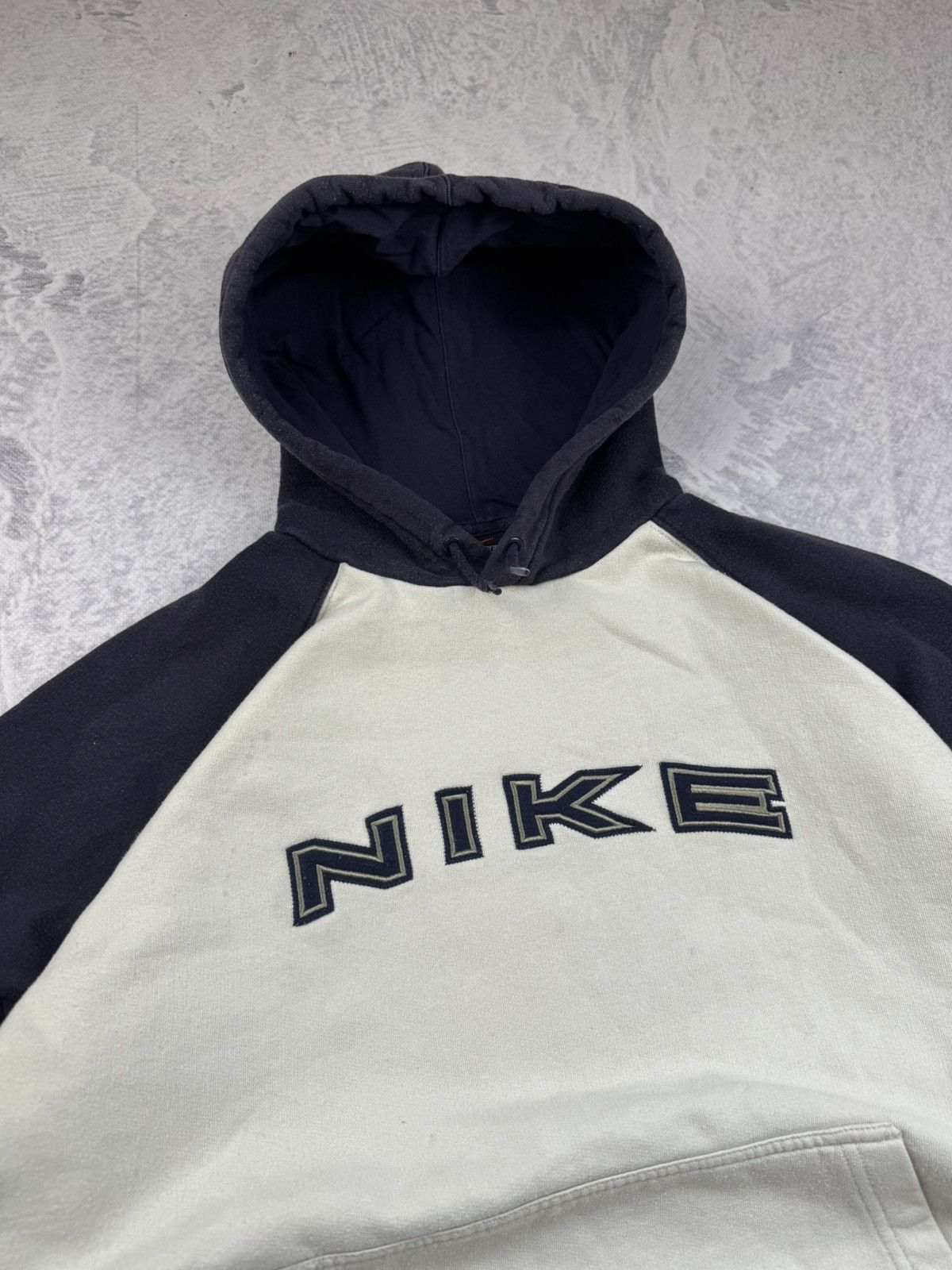 Nike × Vintage NIKE VINTAGE CENTER LOGO OVERSIZE BOXY HOODIE Size US XL / EU 56 / 4 - 3 Thumbnail