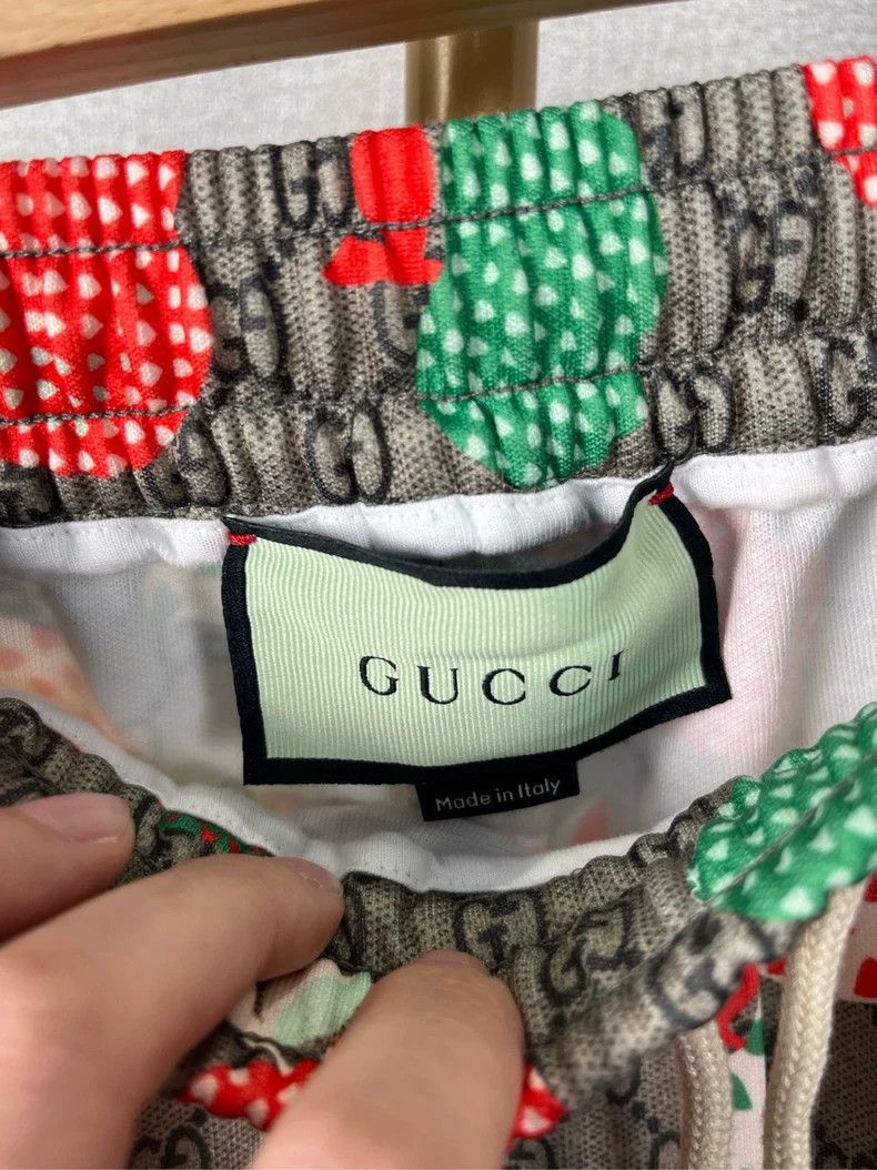 Gucci Gucci Size S Full printed drawstring sports trousers 2504- Size 25" / US 0 / IT 36 - 4 Thumbnail