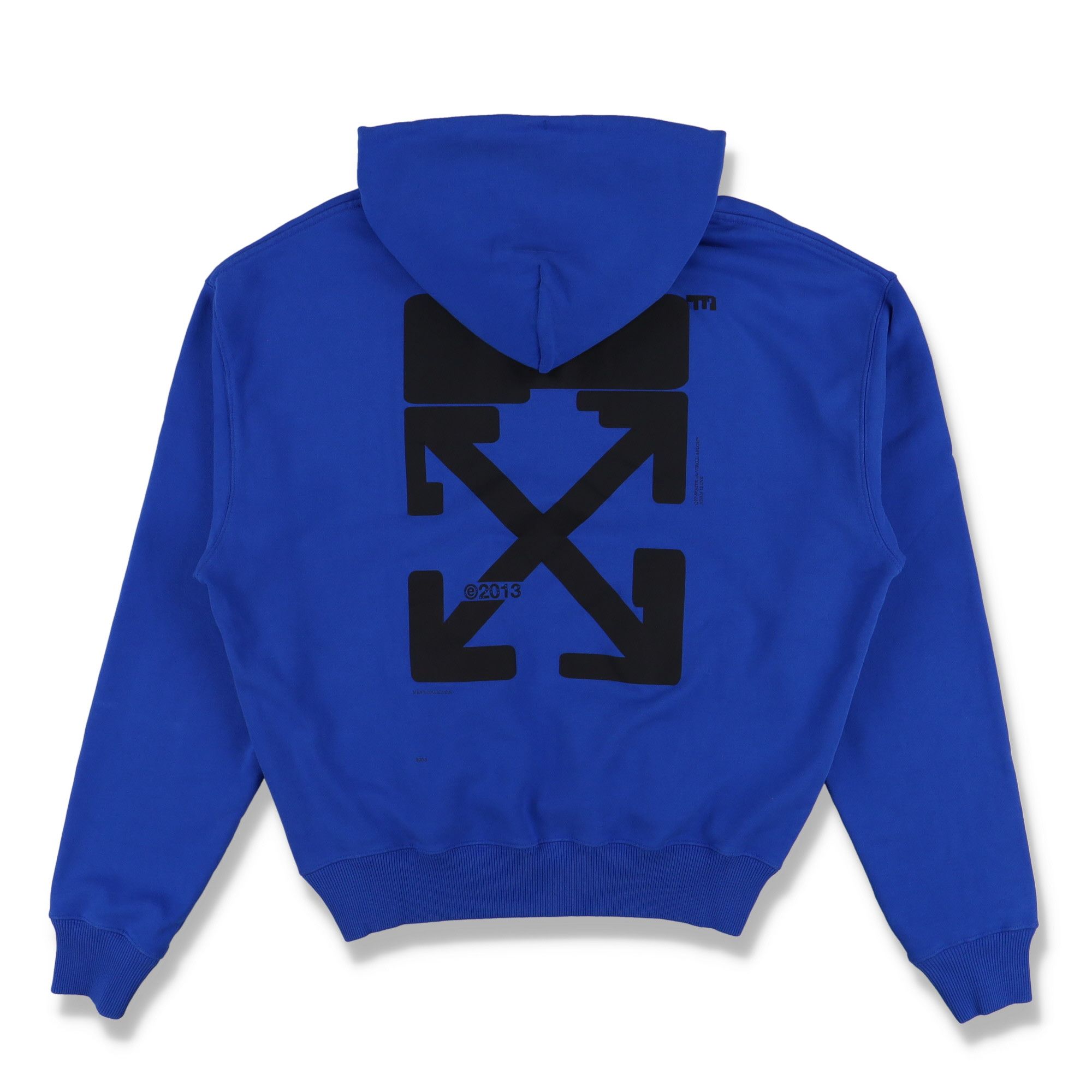 Off-White Blue Tech Marker Arrows Oversized Hoodie Size US L / EU 52-54 / 3 - 1 Thumbnail