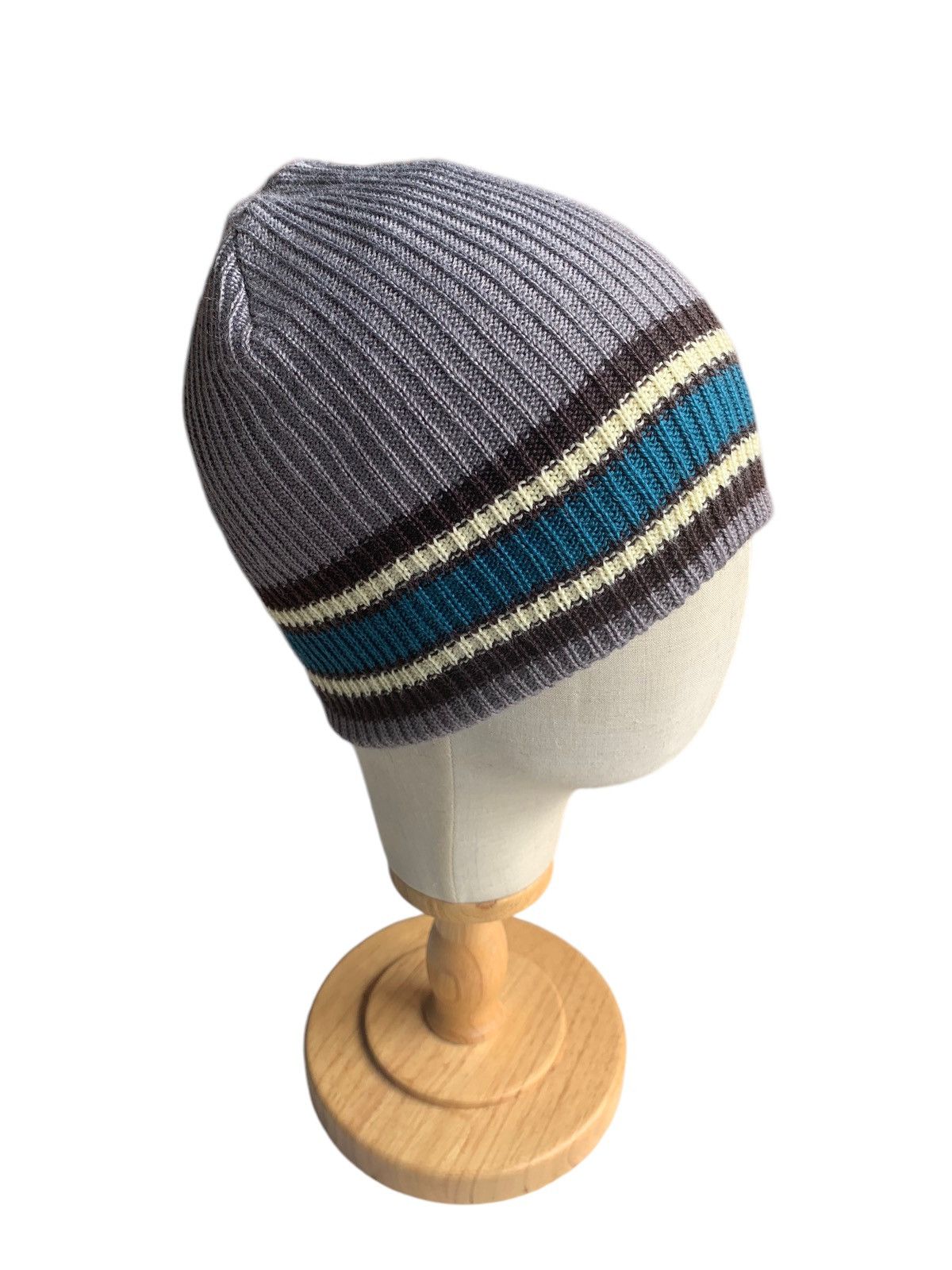 Japanese Brand × Kapital × Vintage Unknown Stripe Streetwear Winter Sessions Beanie Hats Size ONE SIZE - 1 Thumbnail