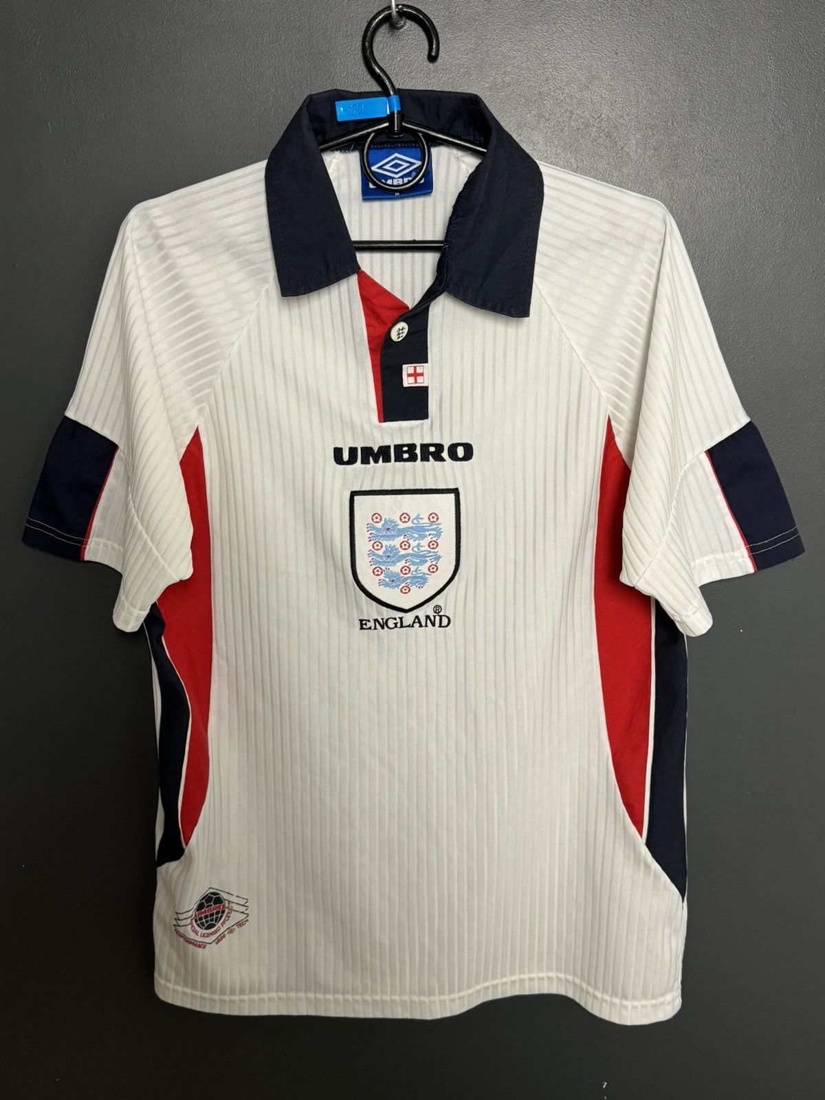 Umbro England National Team 97/99 Home Football Soccer Jersey Size US M / EU 48-50 / 2 - 1 Thumbnail