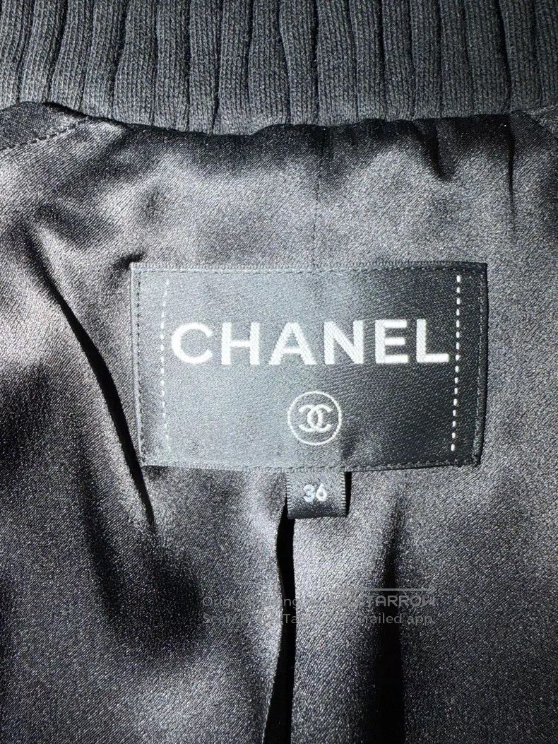 Chanel Chanel 22A autumn and winter black bead embroidery tweed z Size XS / US 0-2 / IT 36-38 - 3 Thumbnail