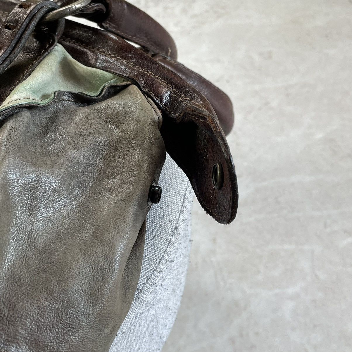 Japanese Brand × Other A.S.98 Airstep Patchwork Multicolor Leather Bag Size ONE SIZE - 13 Thumbnail