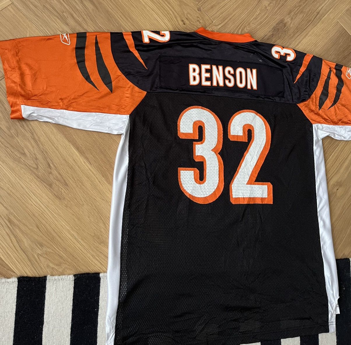 Reebok Vintage Cedric Benson Cincinnati Bengals #32 Reebok Jersey Size US XL / EU 56 / 4 - 8 Thumbnail