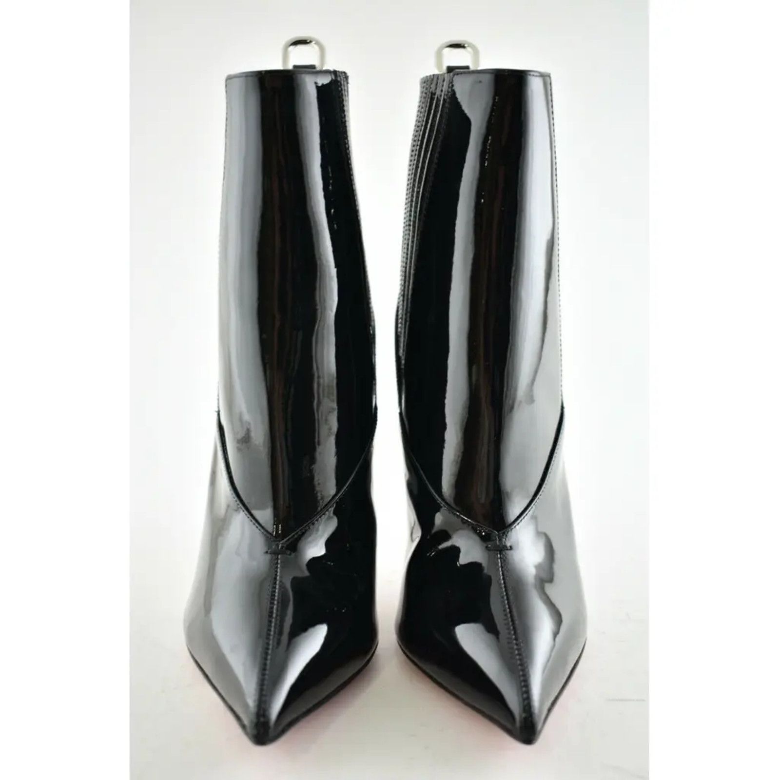 Christian Louboutin Christian Louboutin Epic Boot 100 Black Patent Stiletto Heel Size US 7.5 / IT 37.5 - 5 Thumbnail