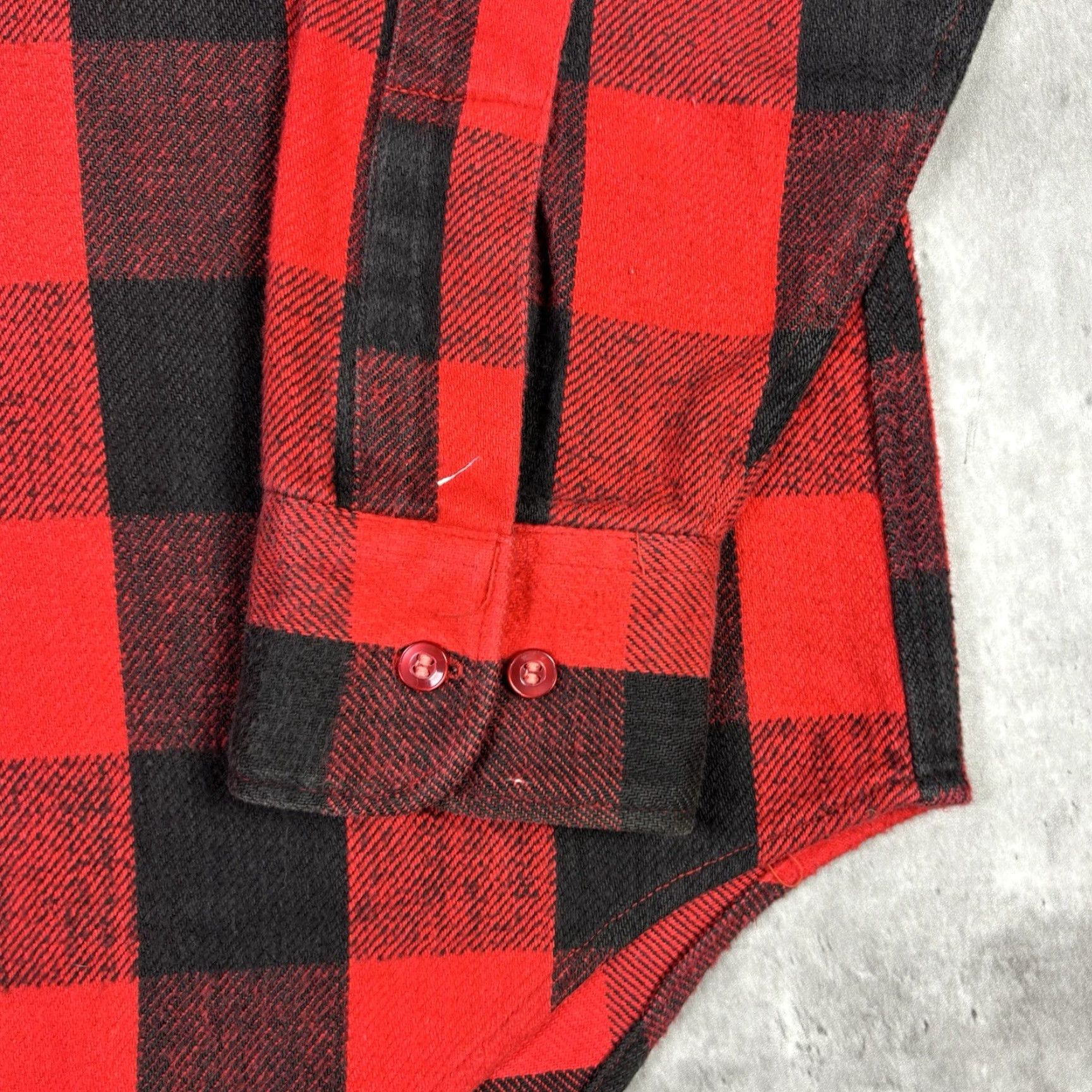 Vintage VINTAGE Pine Grove Flannel Shirt Button Up Cotton Plaid Red Black Large 1990s Mens L Size US L / EU 52-54 / 3 - 6 Thumbnail