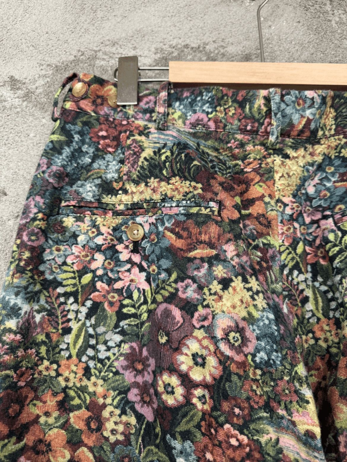 Yohji Yamamoto Yohji Yamamoto Sz 2 Yohji Yamamoto 93SS Flowers Print Trou Size US 30 / EU 46 - 5 Thumbnail