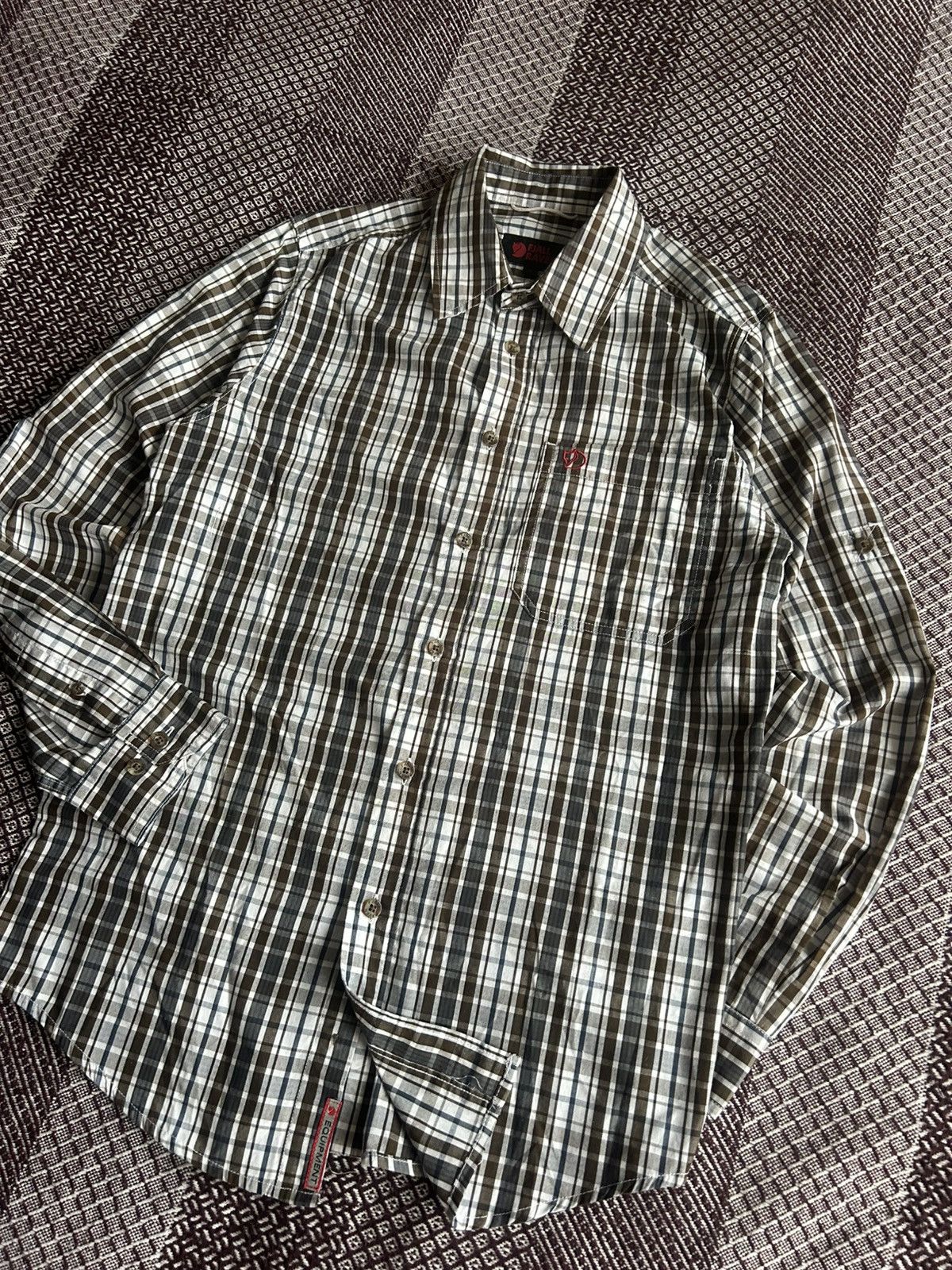 Fjallraven FjallRaven Equipment Outdoor Mens Shirt Striped Size Small Size US S / EU 44-46 / 1 - 6 Thumbnail